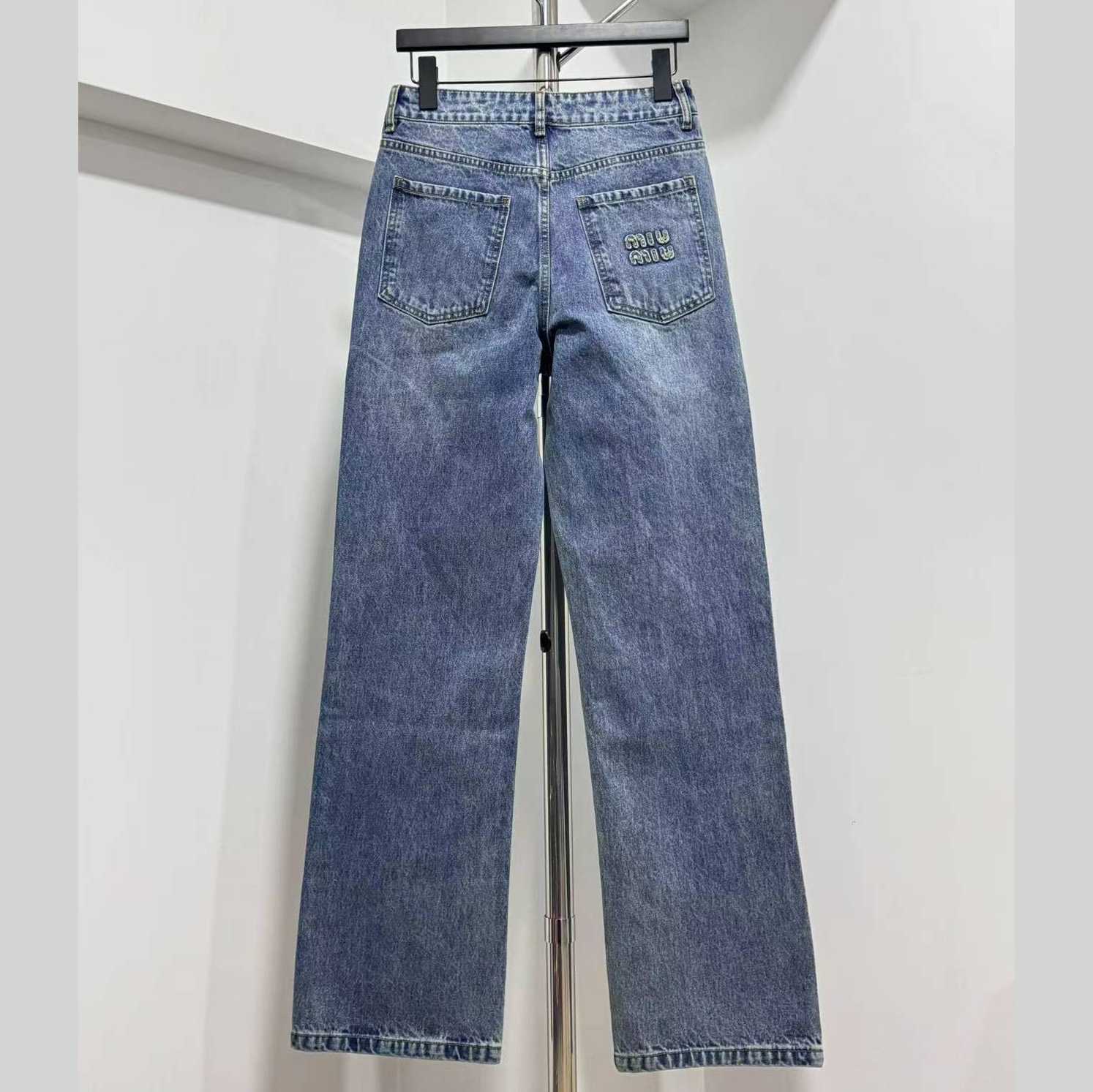 Miu Miu Denim Trousers - DopestKickz