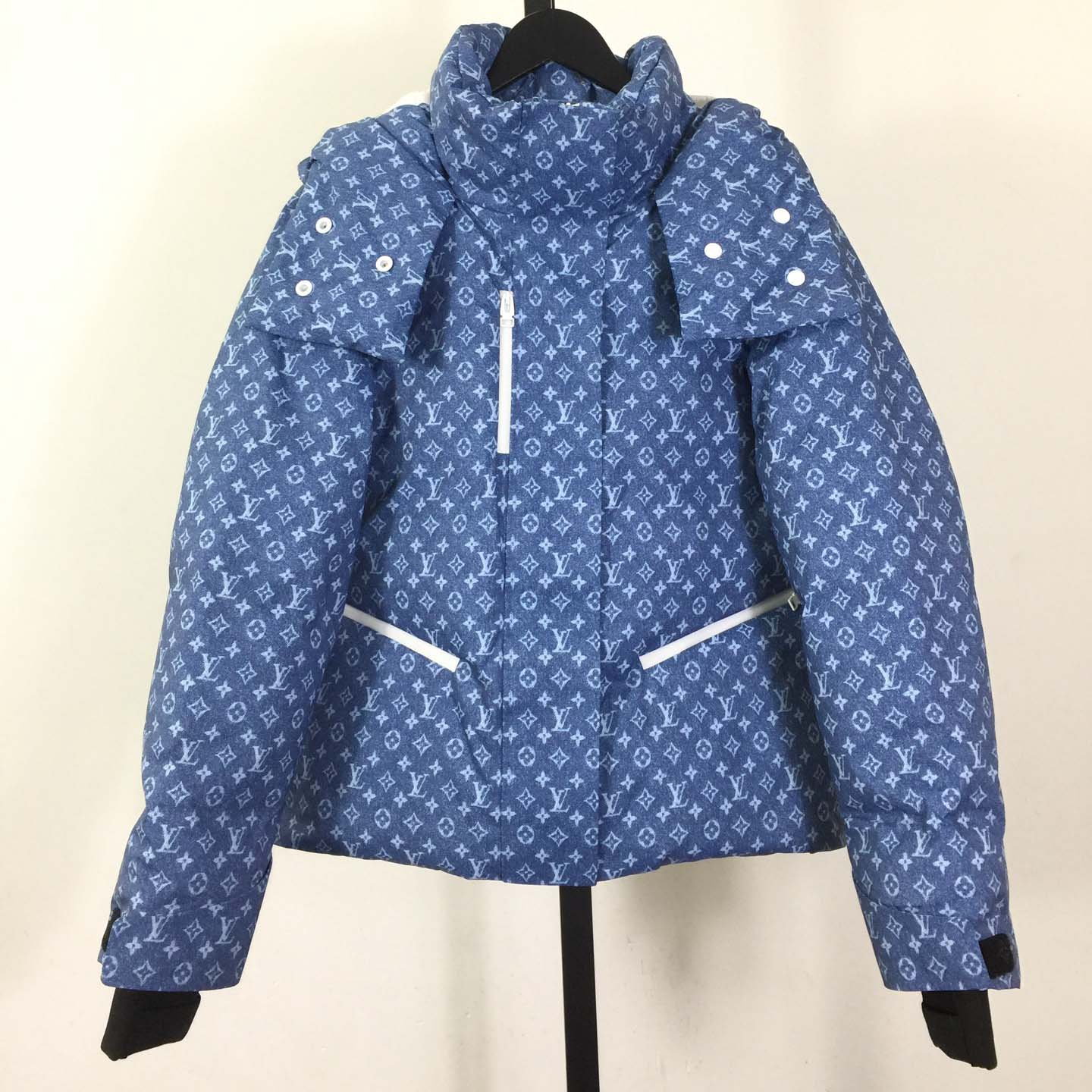 Louis Vuitton Denim-Effect Monogram Ski Jacket  - DopestKickz