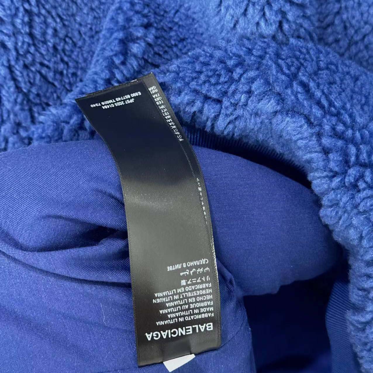 Balenciaga 3B Sports Icon Ski Zip-Up Jacket In Light Marine Blue - DopestKickz