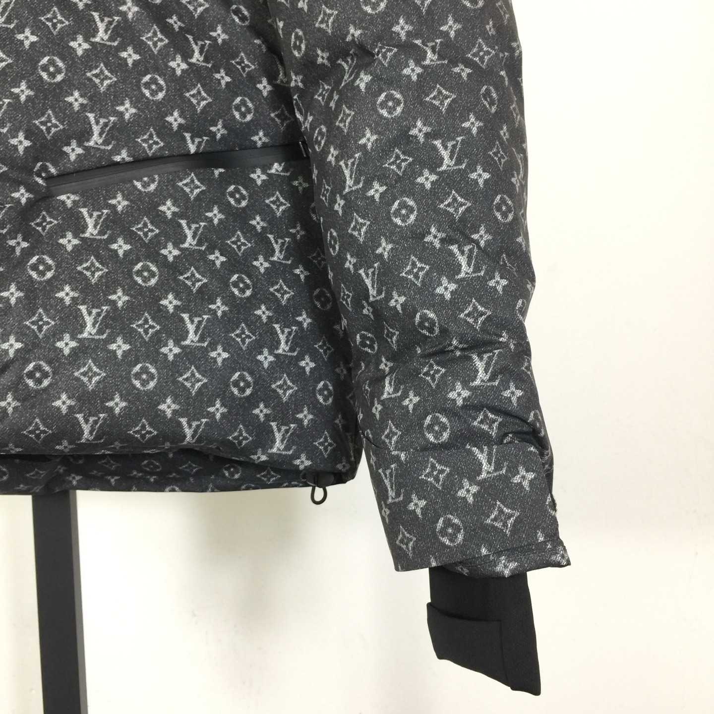 Louis Vuitton Denim-Effect Monogram Ski Jacket  - DopestKickz