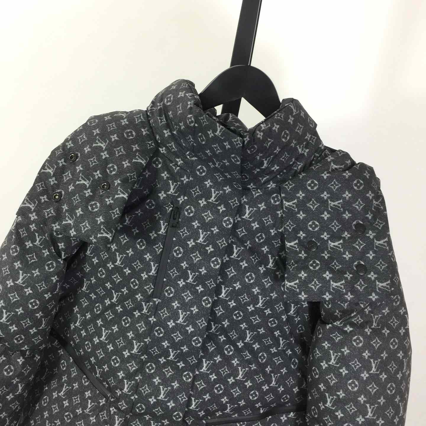 Louis Vuitton Denim-Effect Monogram Ski Jacket  - DopestKickz