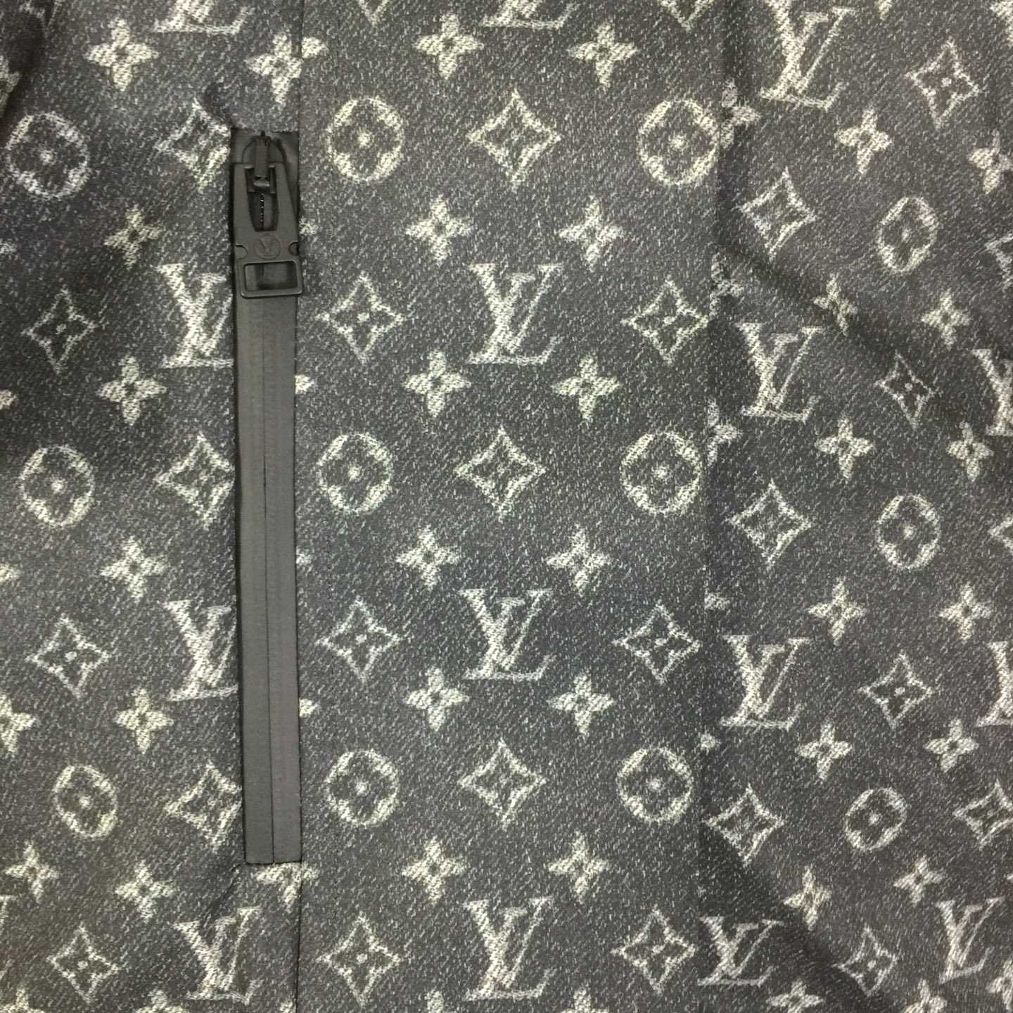 Louis Vuitton Denim-Effect Monogram Ski Jacket  - DopestKickz