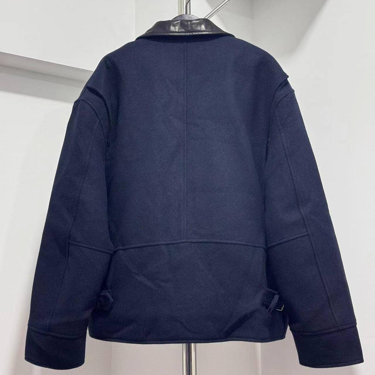 Miu Miu Washed Wool Cloth Blouson Jacket - DopestKickz
