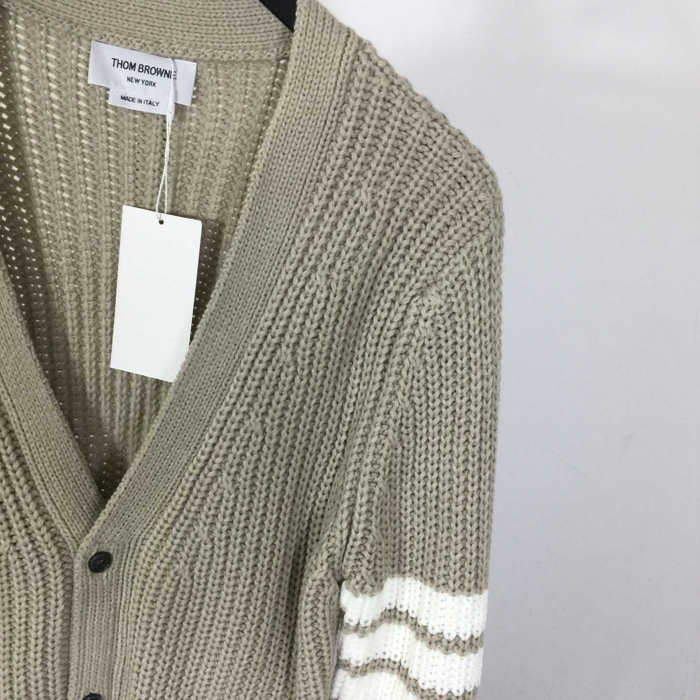 Thom Browne 4-Bar Cardigan - DopestKickz
