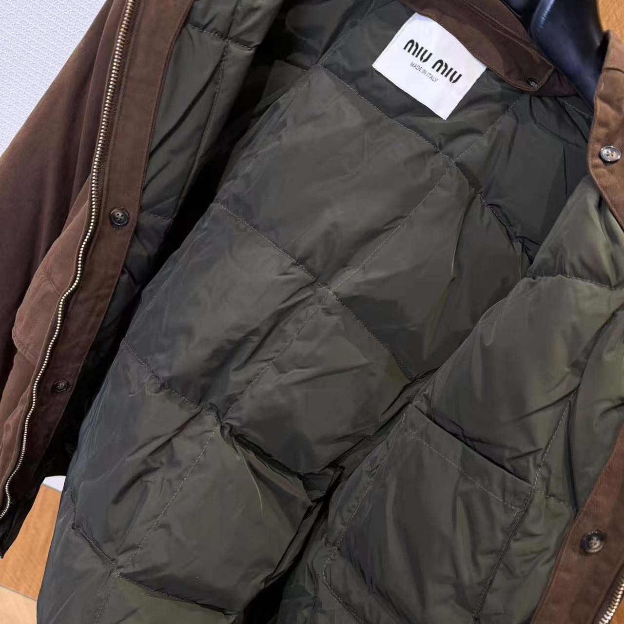 Miu Miu Logo Denim Bomber Jacket - DopestKickz