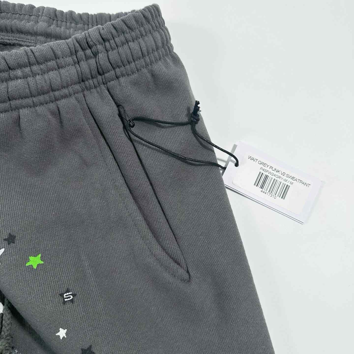 Sp5der Punk V2 Sweatpant Slate Grey - DopestKickz