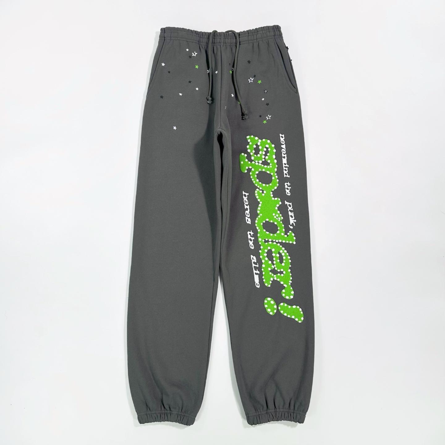 Sp5der Punk V2 Sweatpant Slate Grey - DopestKickz