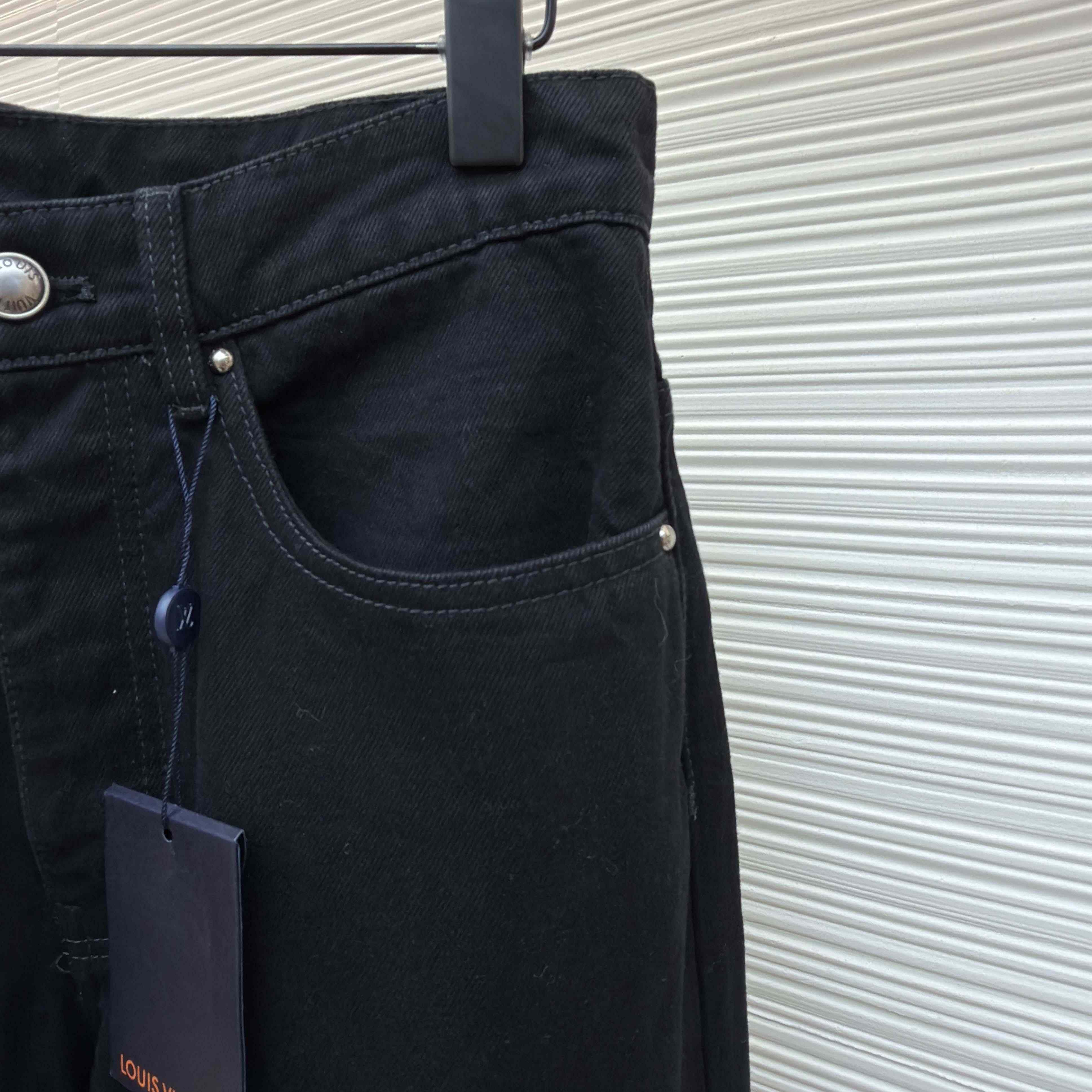 Louis Vuitton Monogram Destroy Denim Pants - DopestKickz