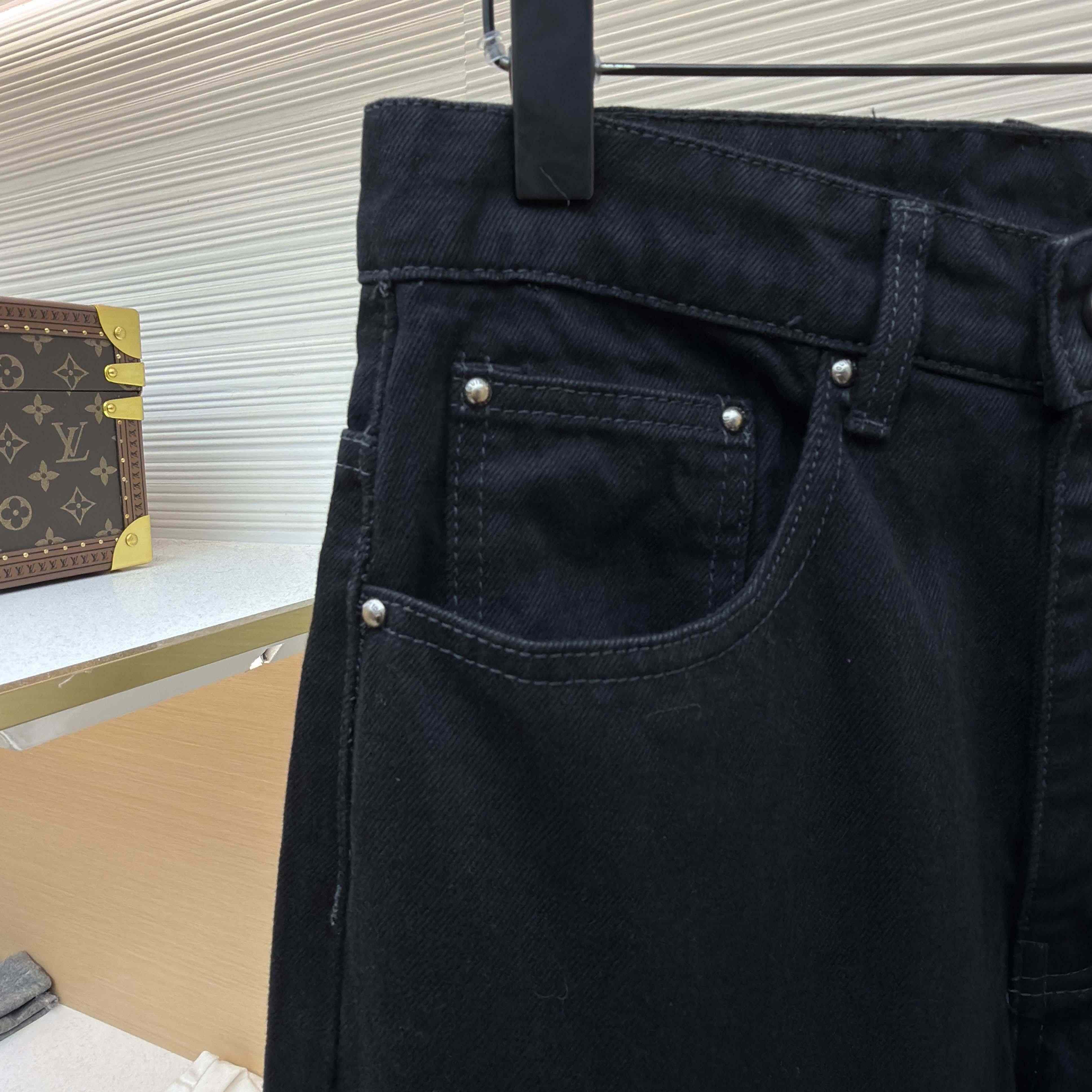 Louis Vuitton Monogram Destroy Denim Pants - DopestKickz
