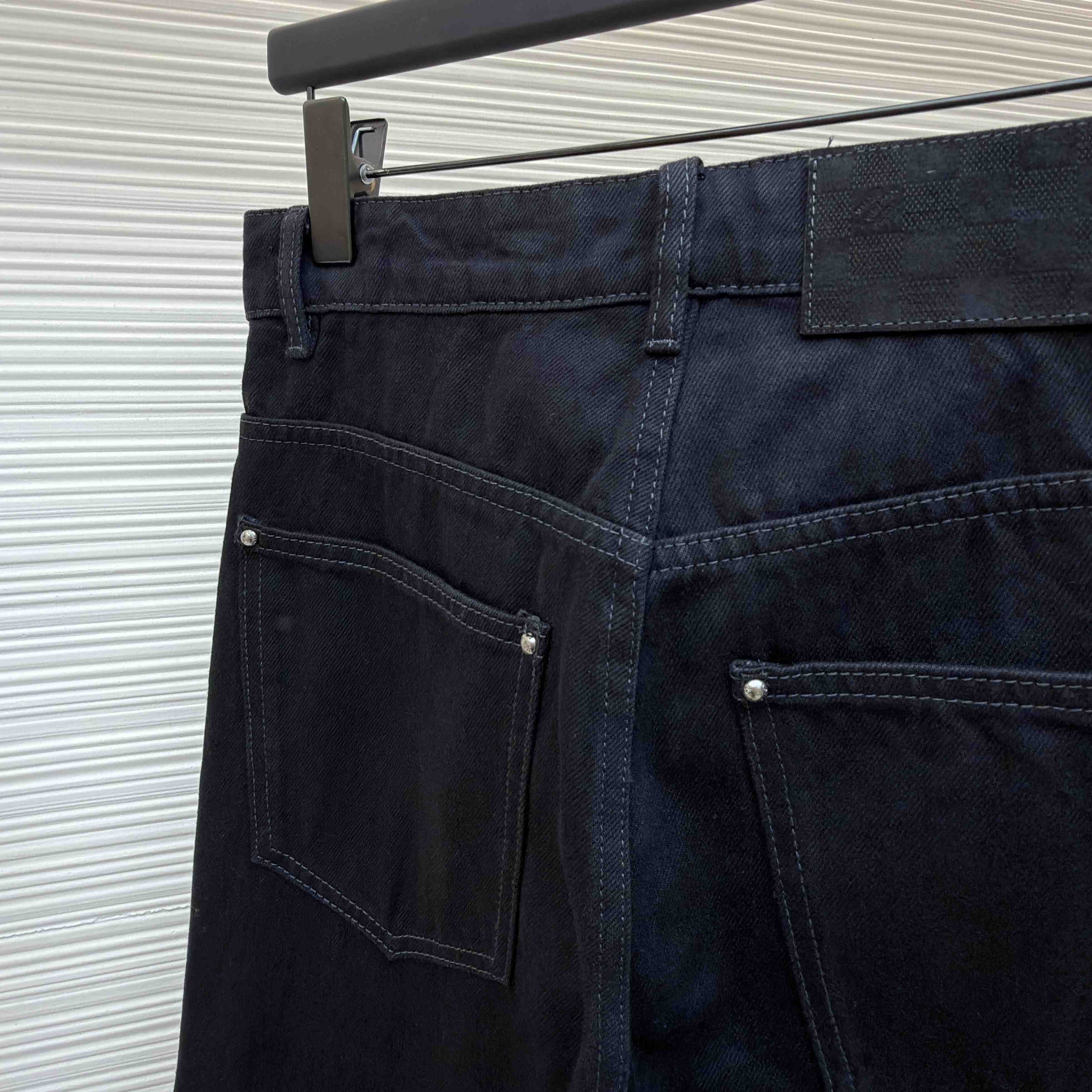 Louis Vuitton Monogram Destroy Denim Pants - DopestKickz