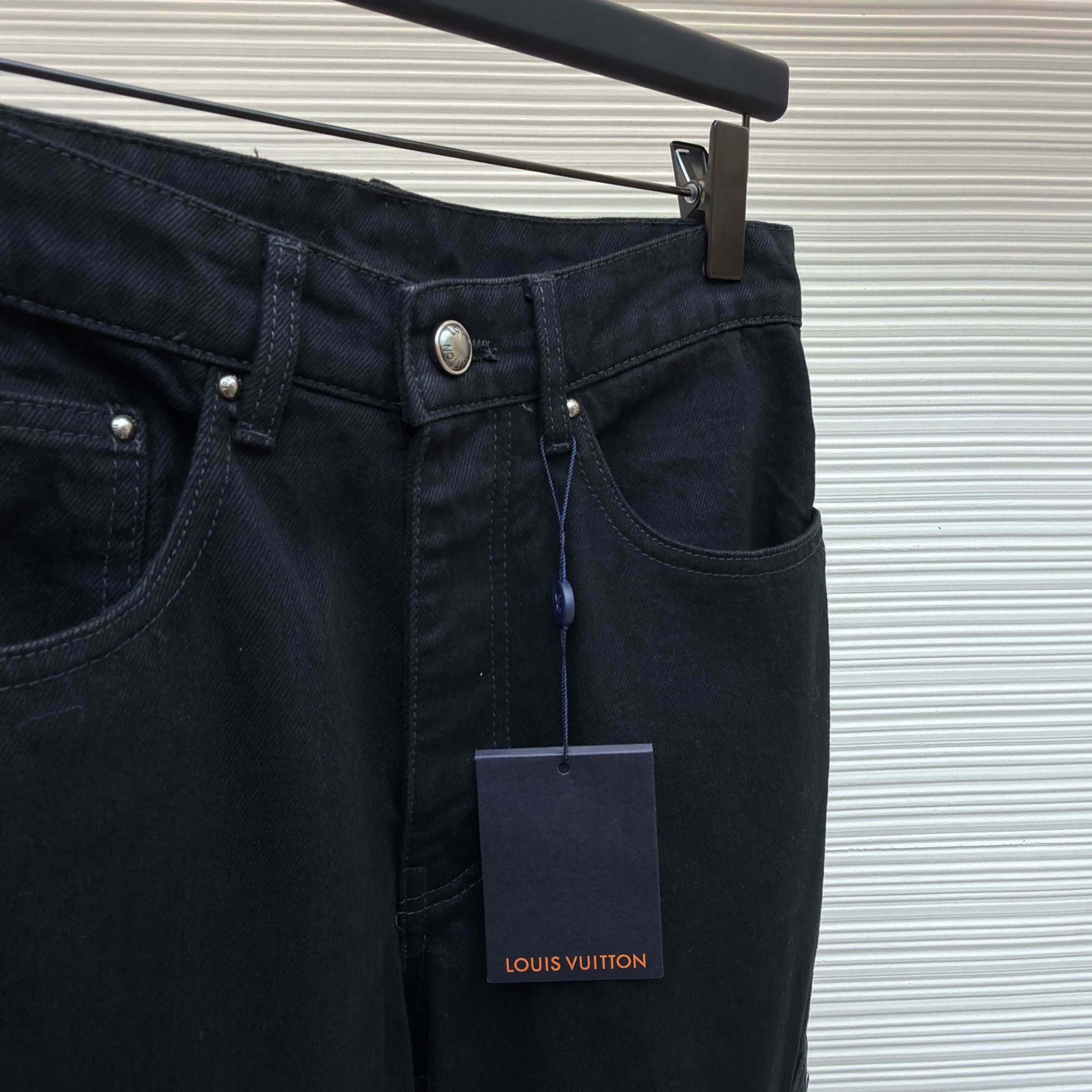 Louis Vuitton Monogram Destroy Denim Pants - DopestKickz