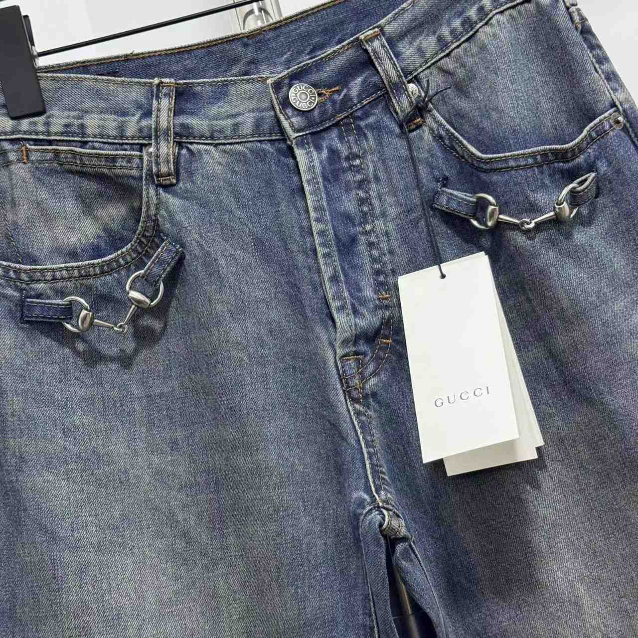 Gucci Wide-leg Denim Jeans - DopestKickz