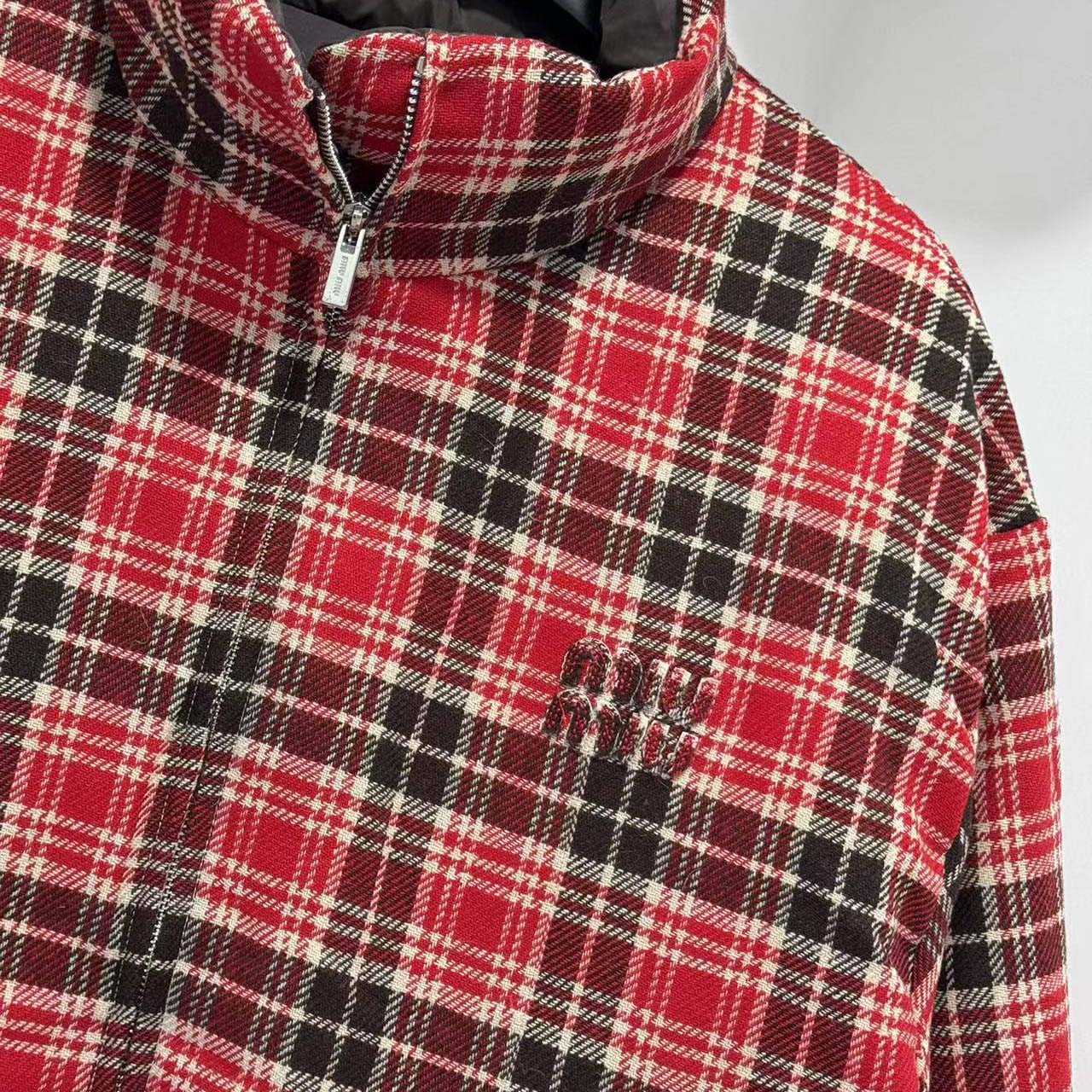 Miu Miu Technical Pongé Reversible Down Jacket - DopestKickz