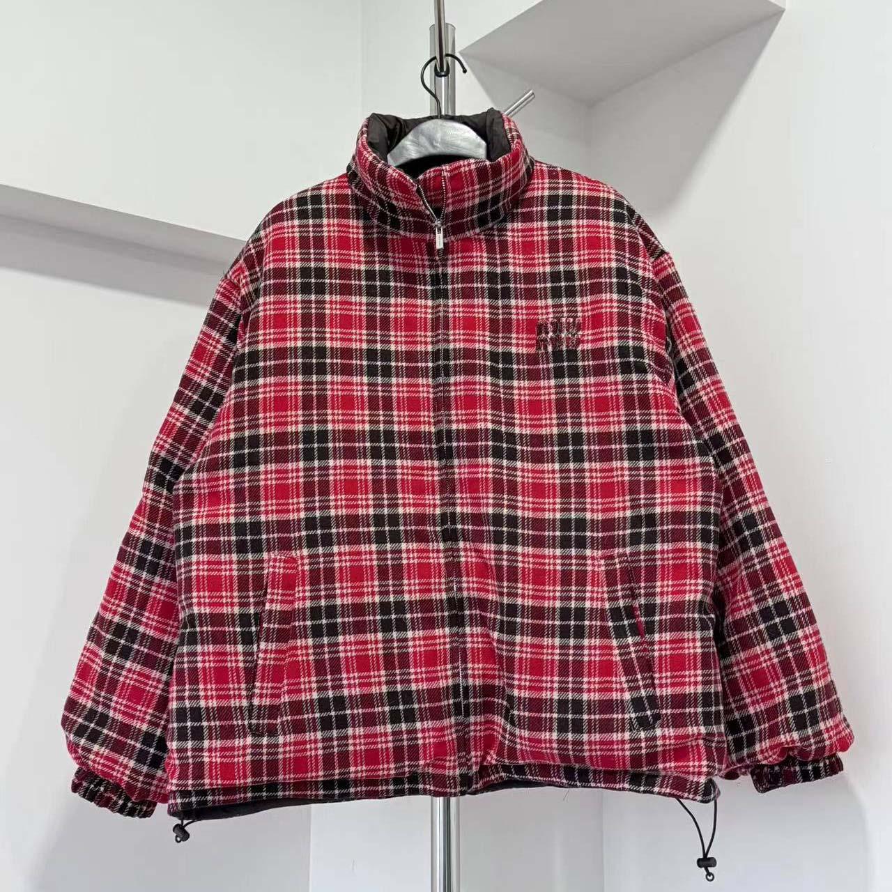 Miu Miu Technical Pongé Reversible Down Jacket - DopestKickz