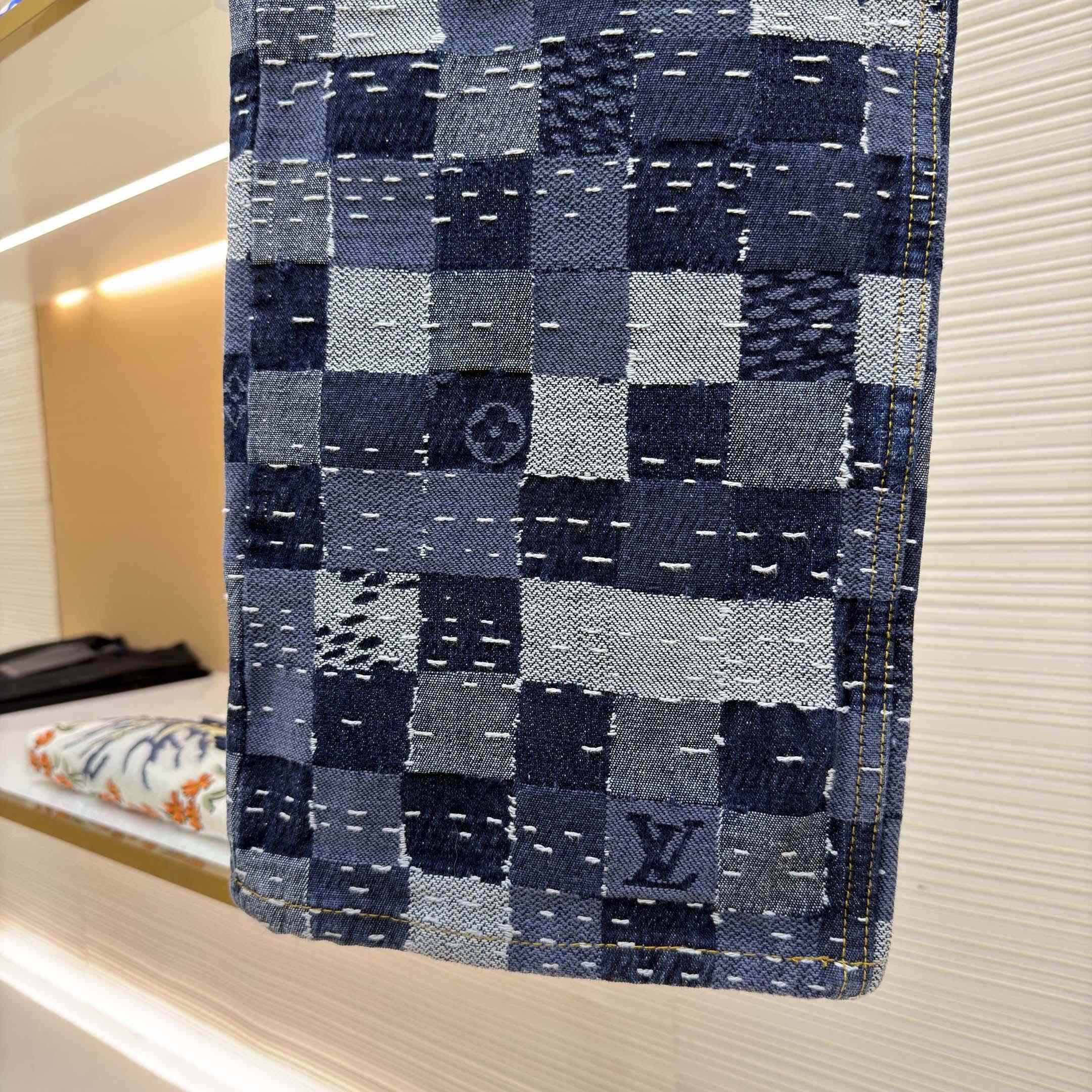 Louis Vuitton Damier Denim Skate Pants - DopestKickz