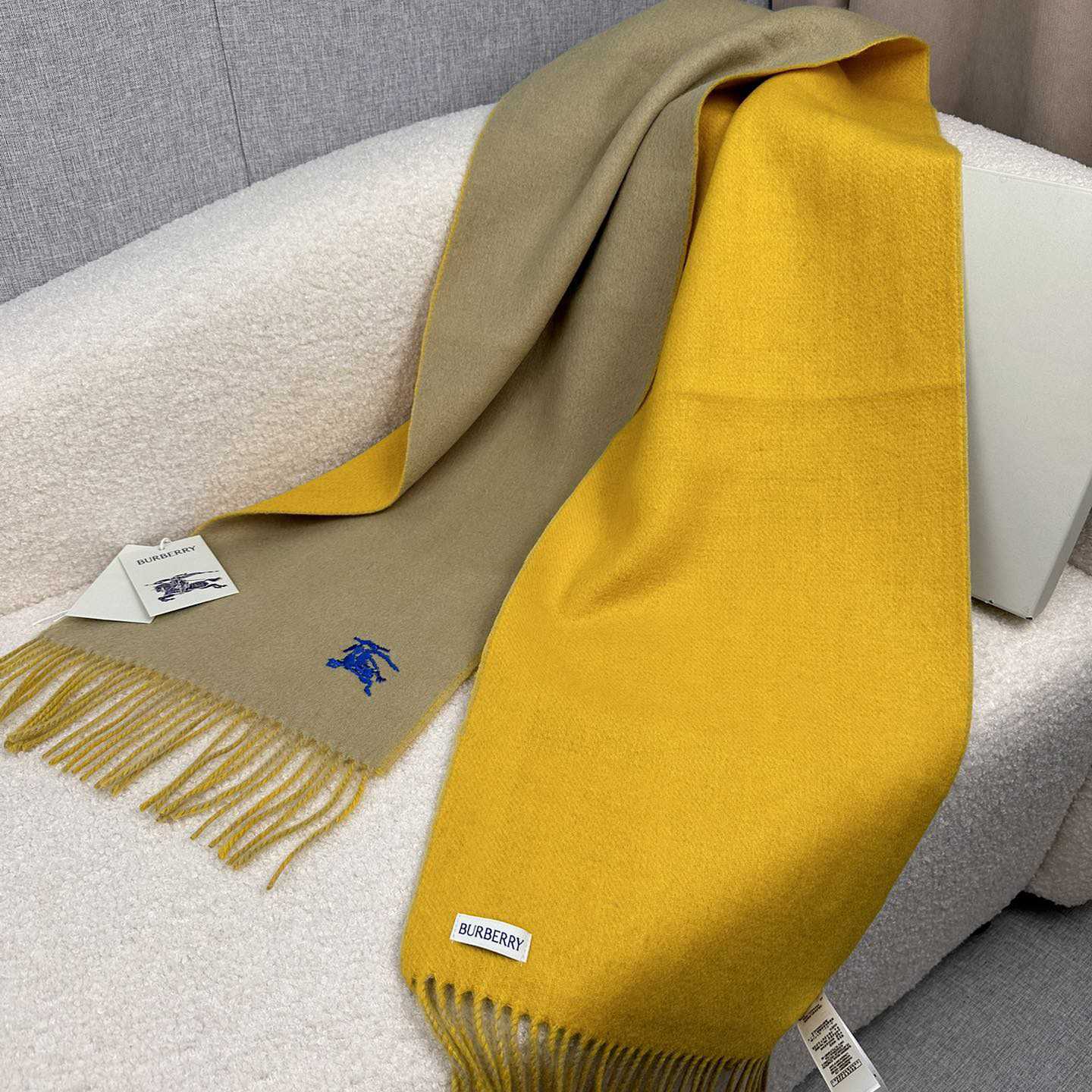 Burberry Reversible Cashmere Scarf - DopestKickz