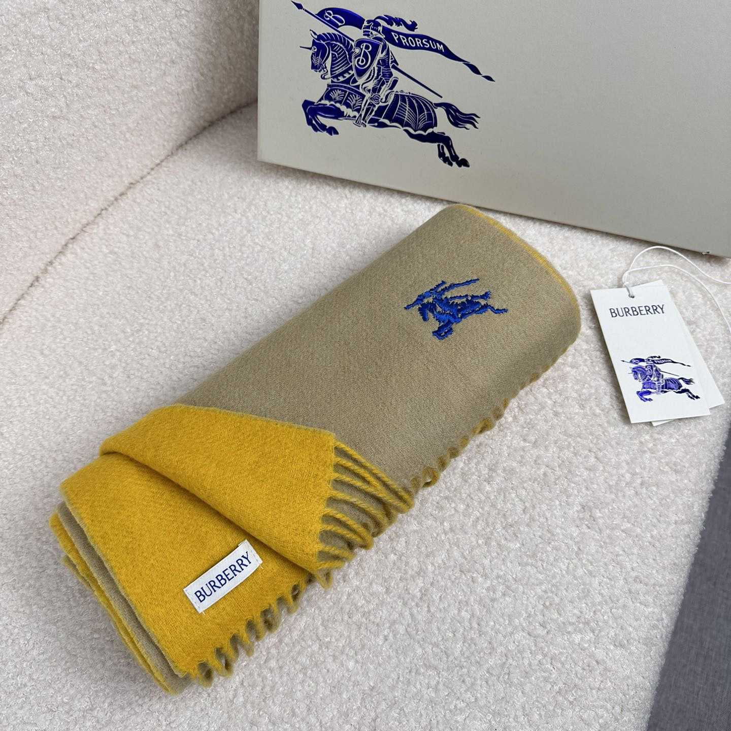 Burberry Reversible Cashmere Scarf - DopestKickz