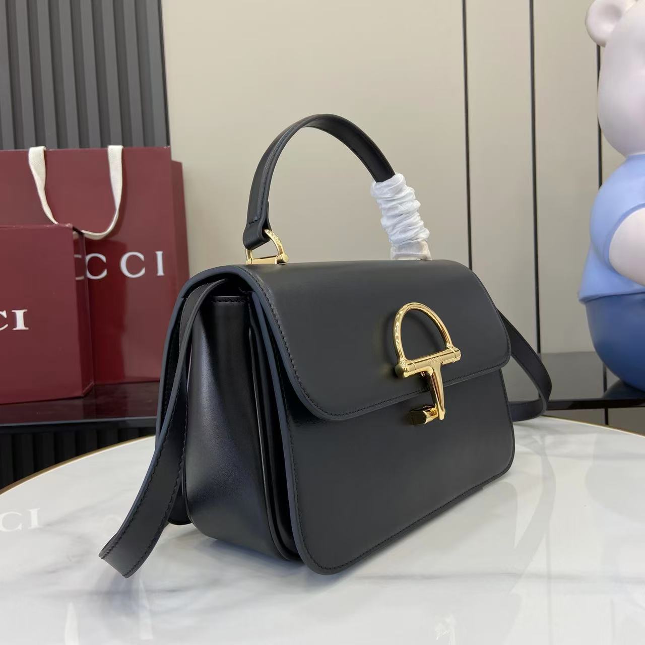 Gucci Siena Medium Top Handle Bag - DopestKickz