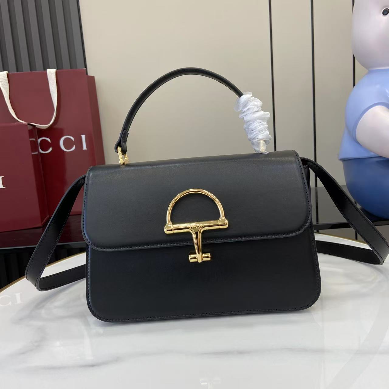 Gucci Siena Medium Top Handle Bag - DopestKickz
