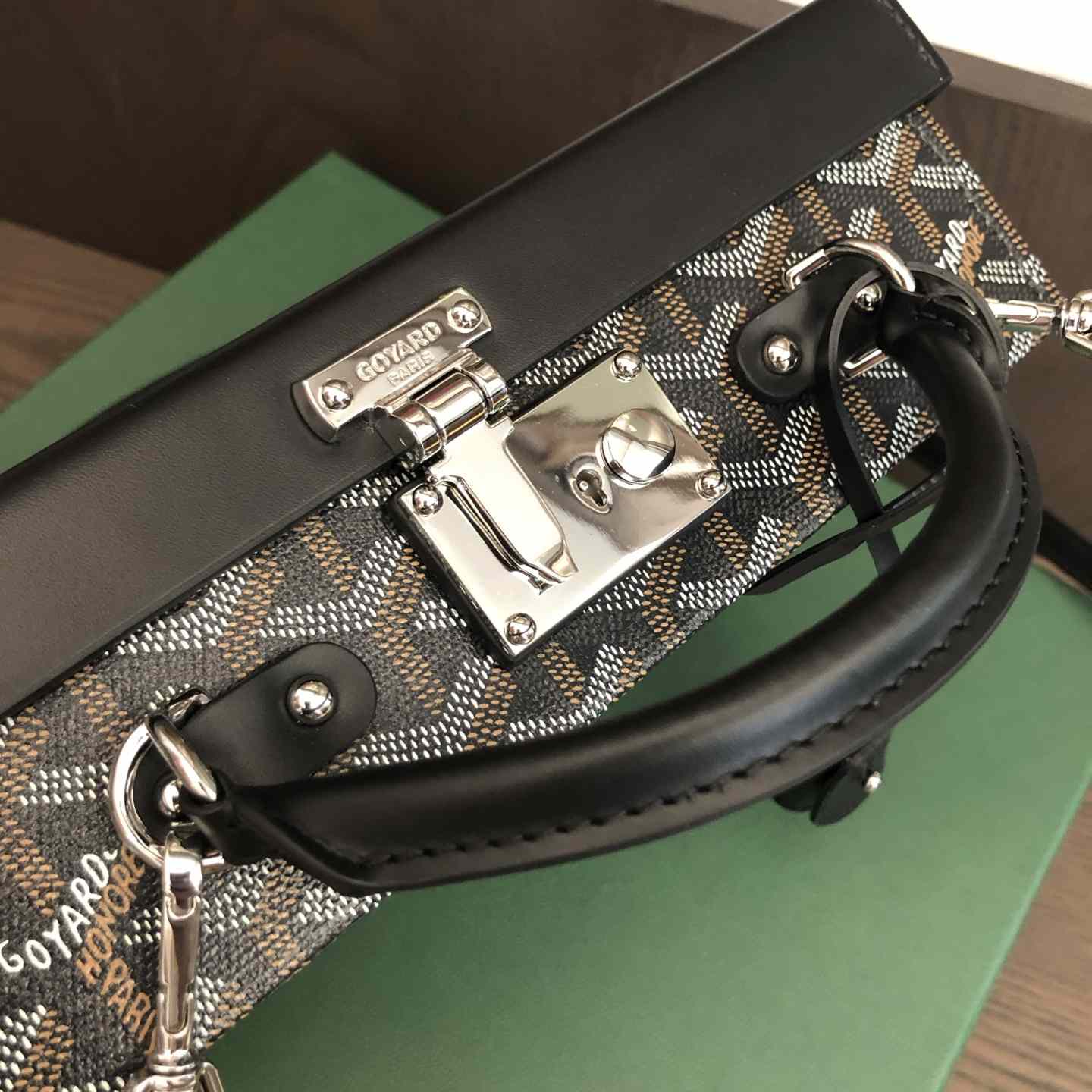 Goyard Goyardine Grand Hotel Trunk Bag    - DopestKickz