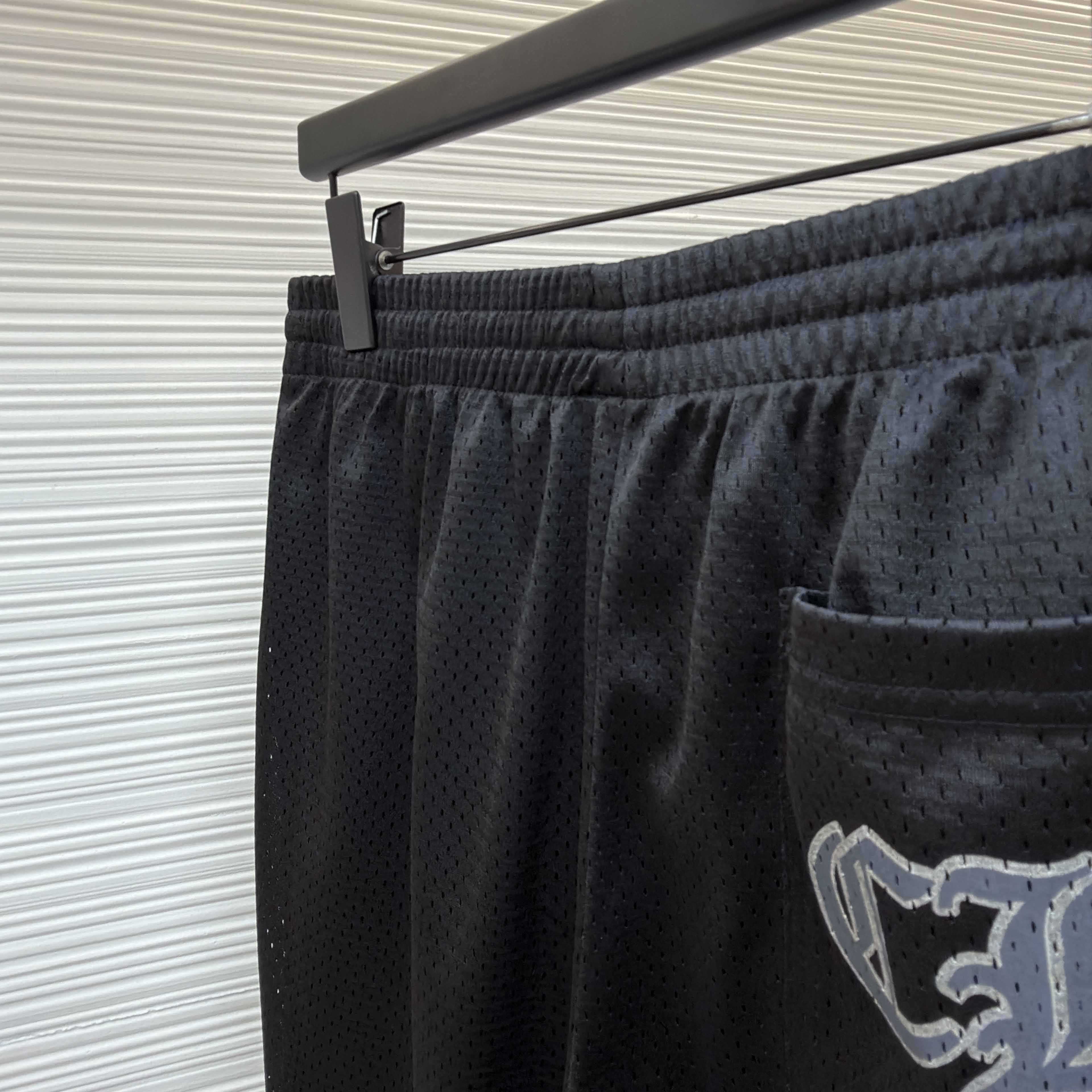 Chrome Hearts black mesh warm-up track pants - DopestKickz