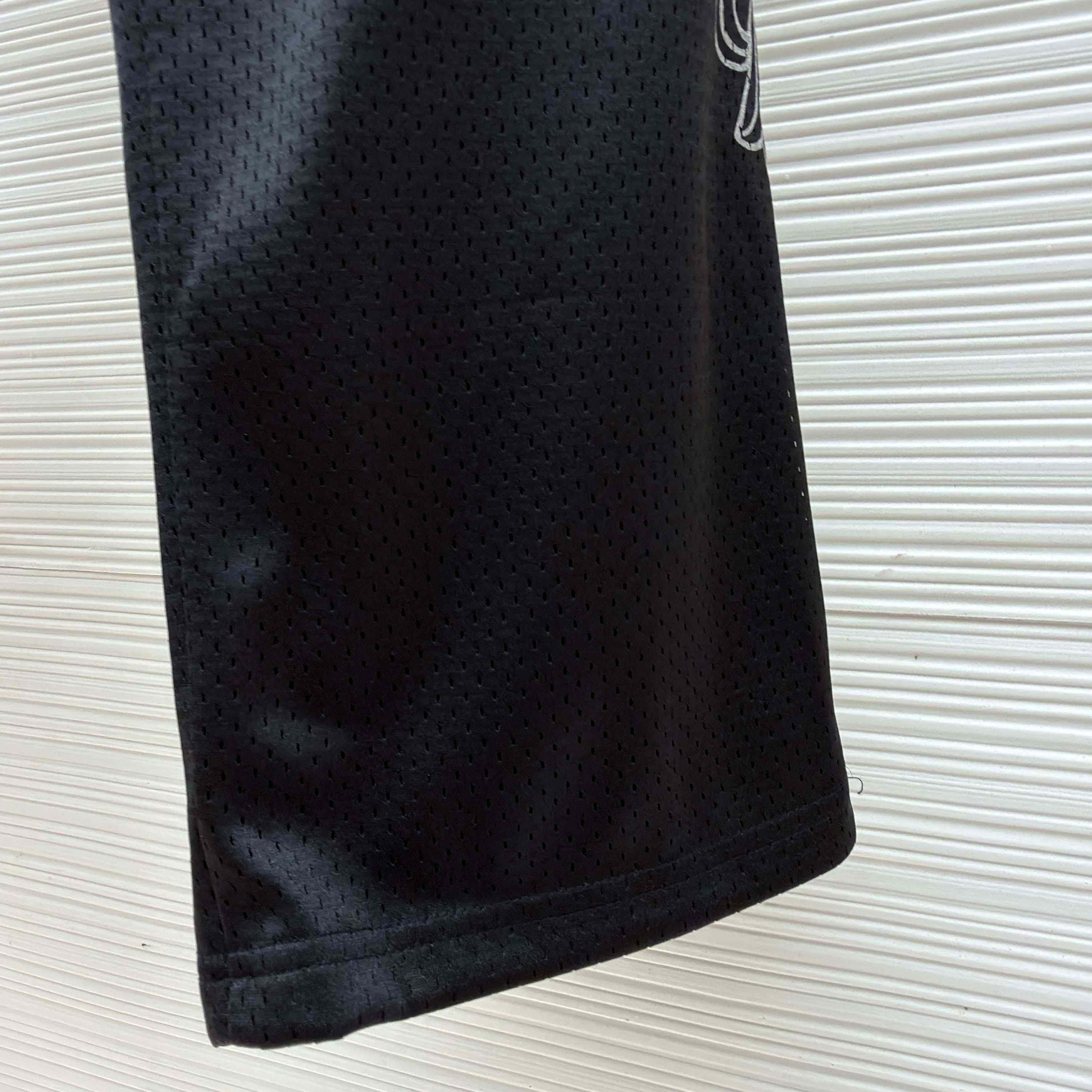 Chrome Hearts black mesh warm-up track pants - DopestKickz