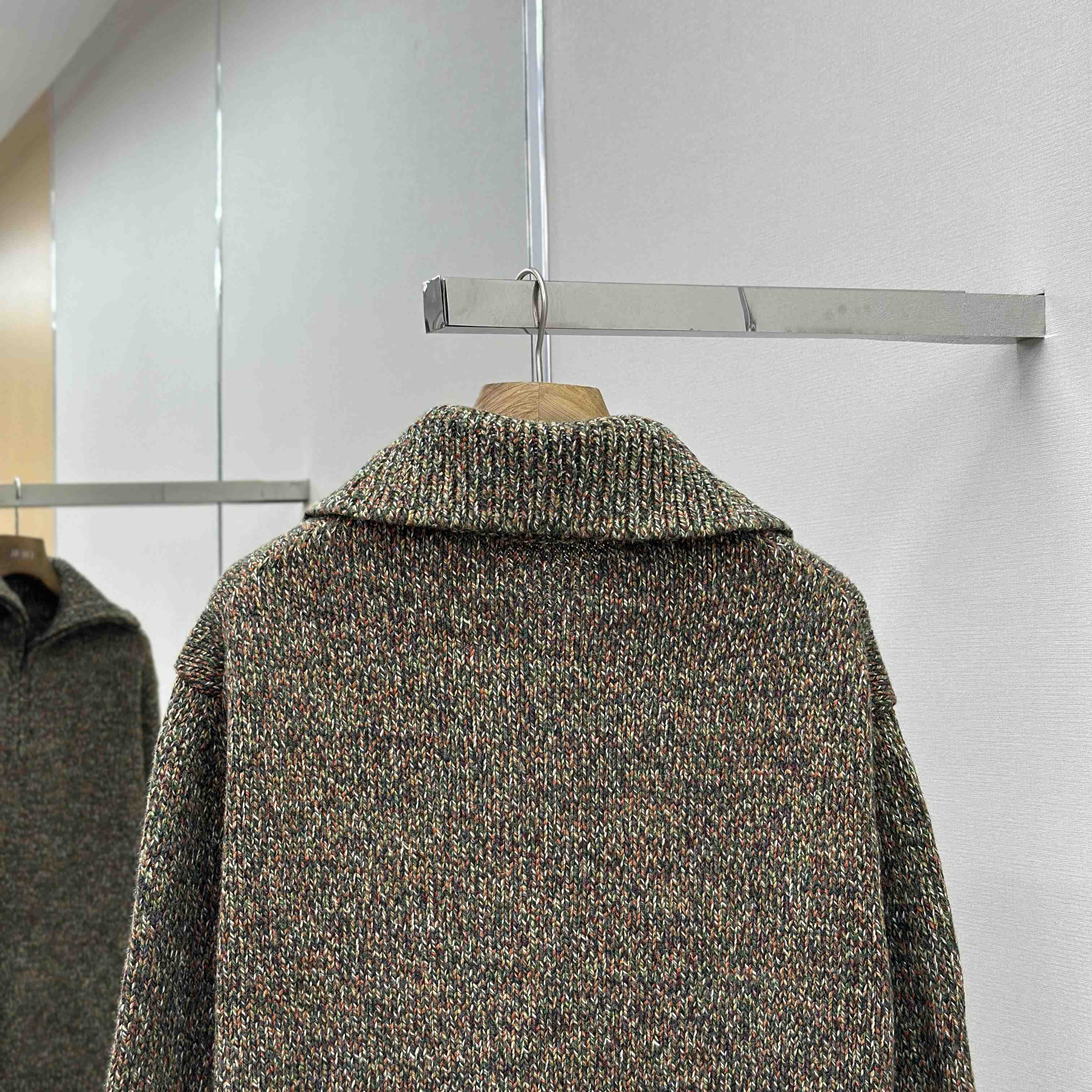 Loro Piana Cashmere Half-Zip Rollneck Sweater - DopestKickz