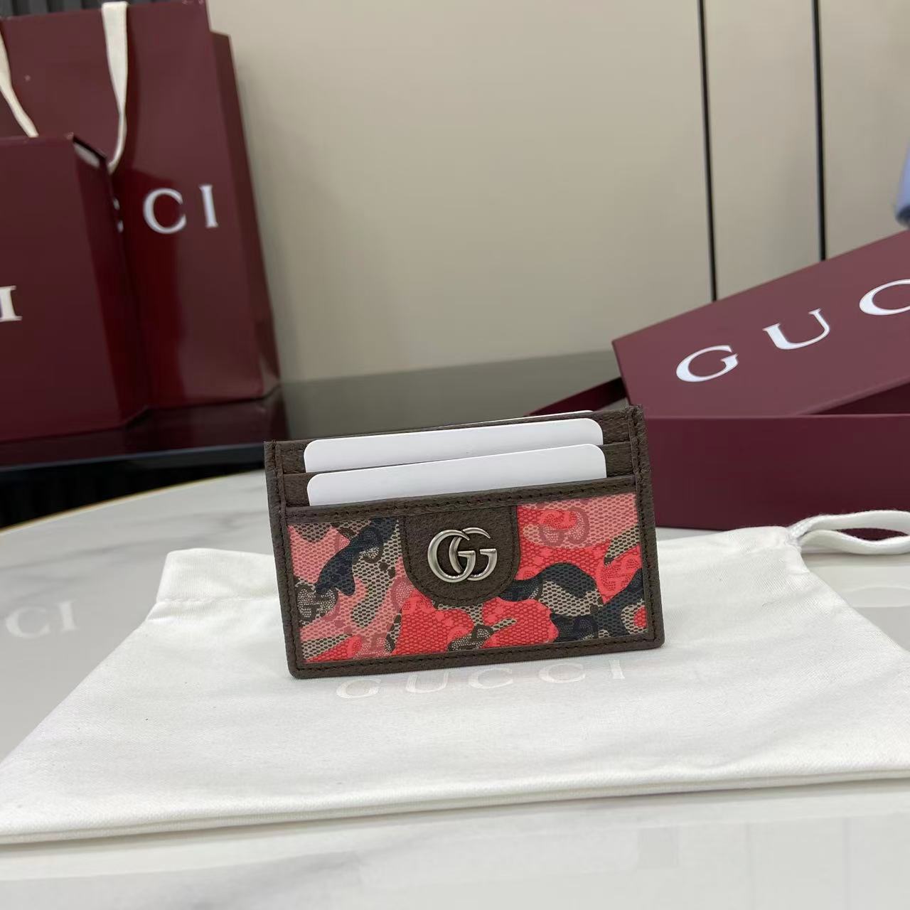Gucci GG Card Case - DopestKickz