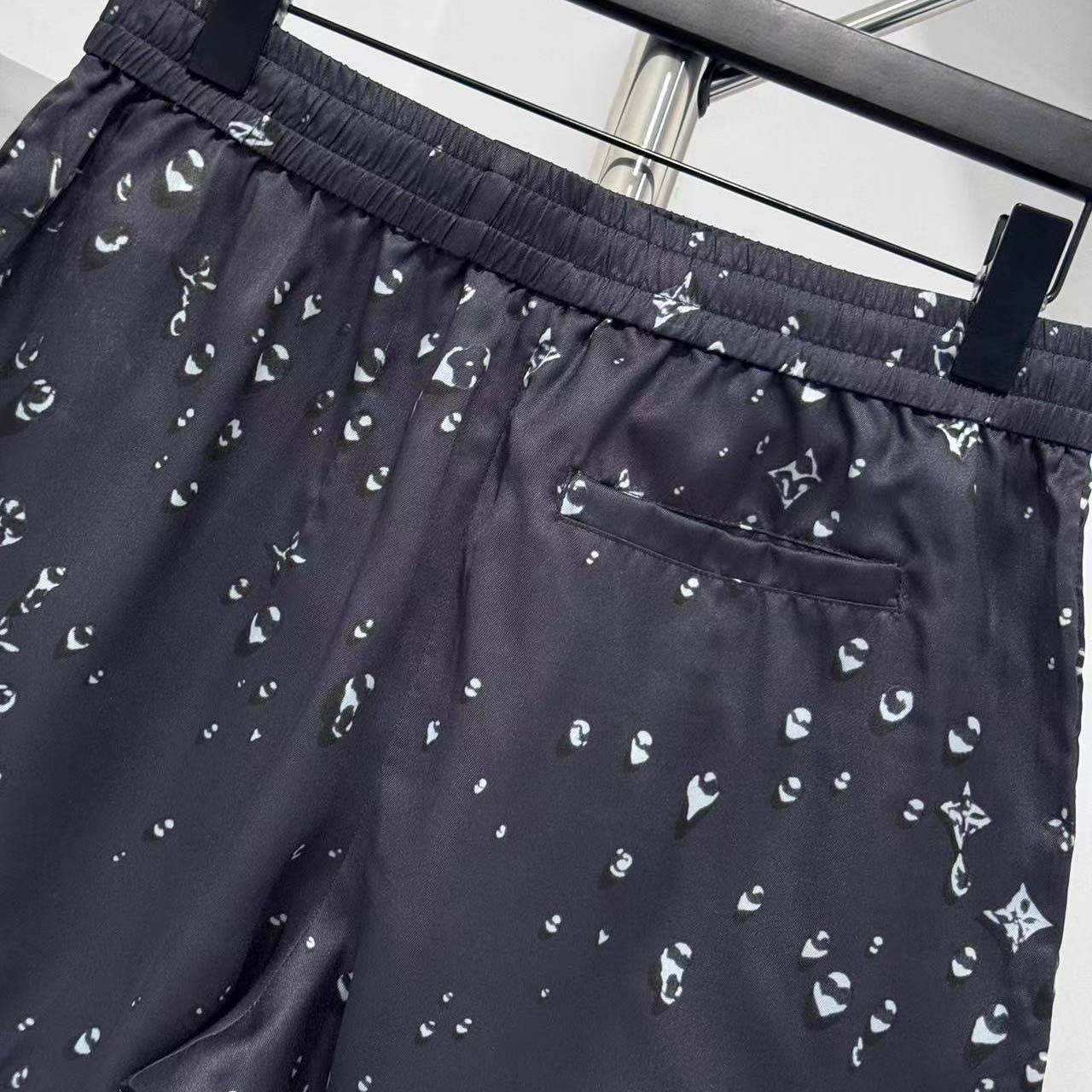 Louis Vuitton Monogram Silk Shorts  - DopestKickz