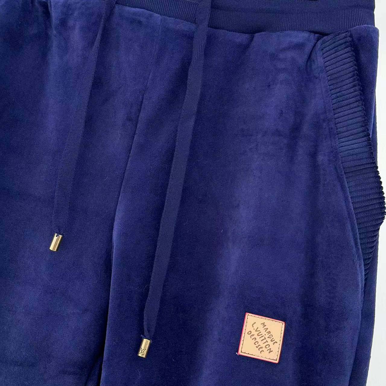 Louis Vuitton Chic Velvet Track Pants  - DopestKickz