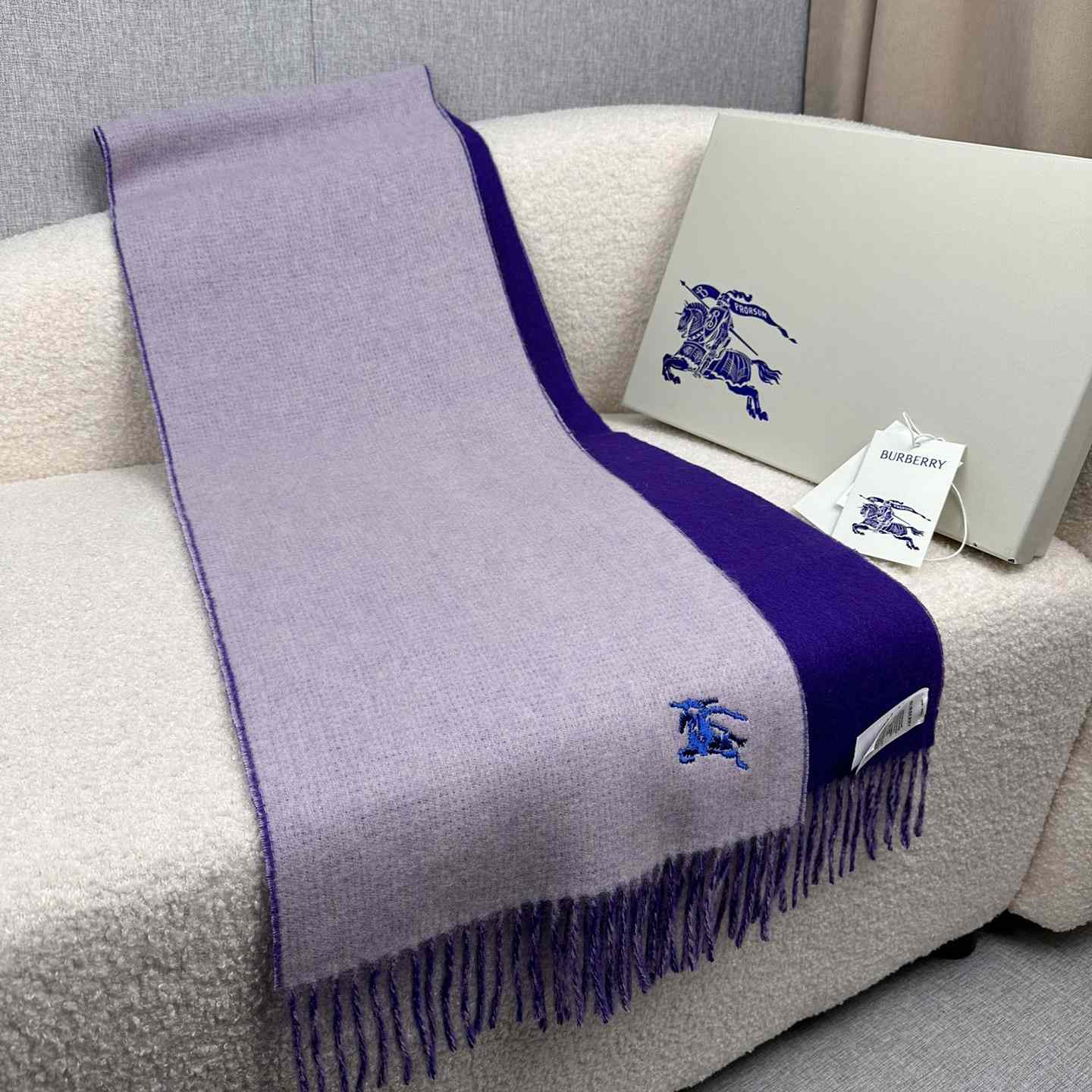 Burberry Reversible Cashmere Scarf - DopestKickz