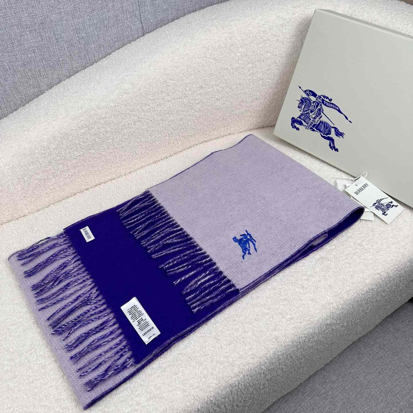 Burberry Reversible Cashmere Scarf - DopestKickz