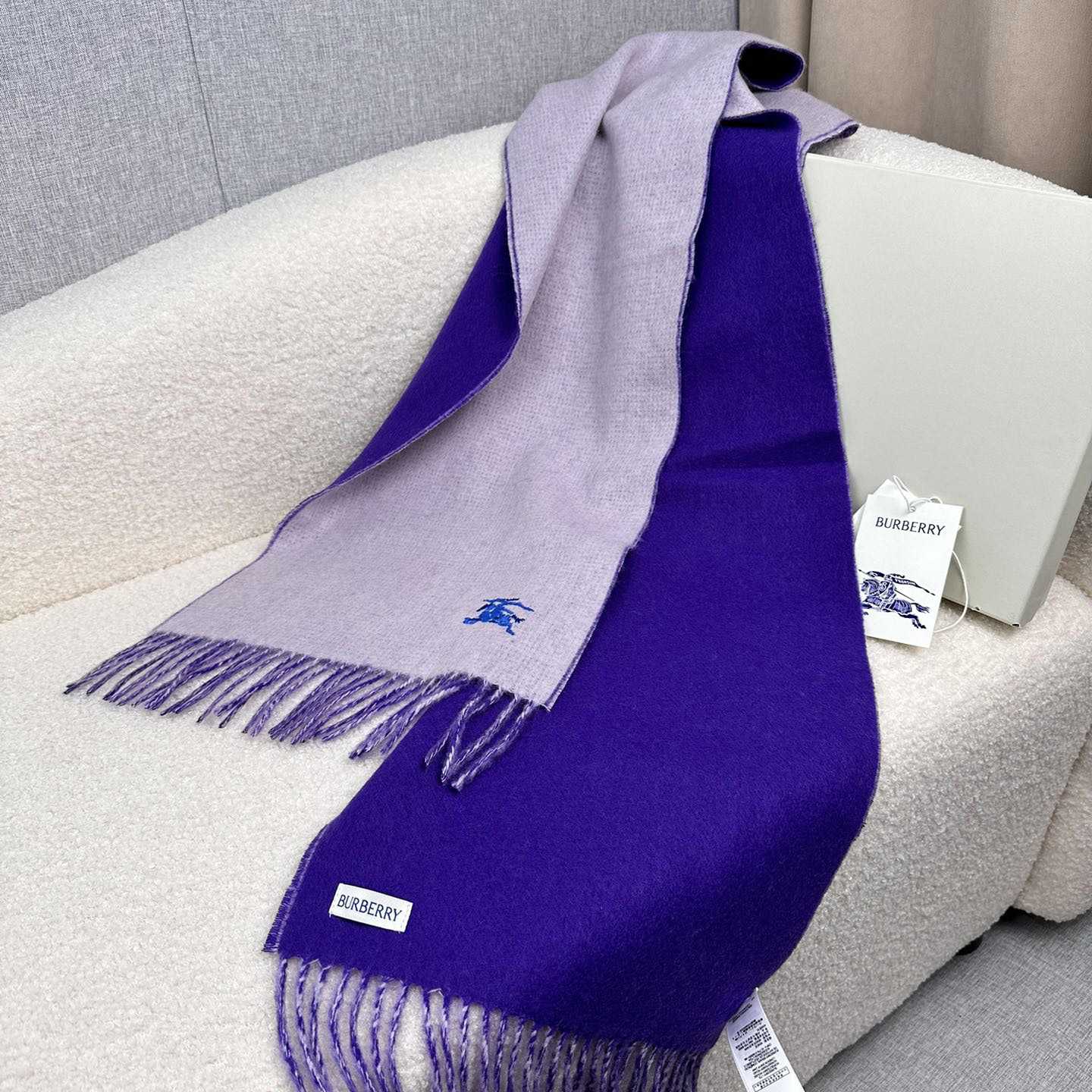 Burberry Reversible Cashmere Scarf - DopestKickz