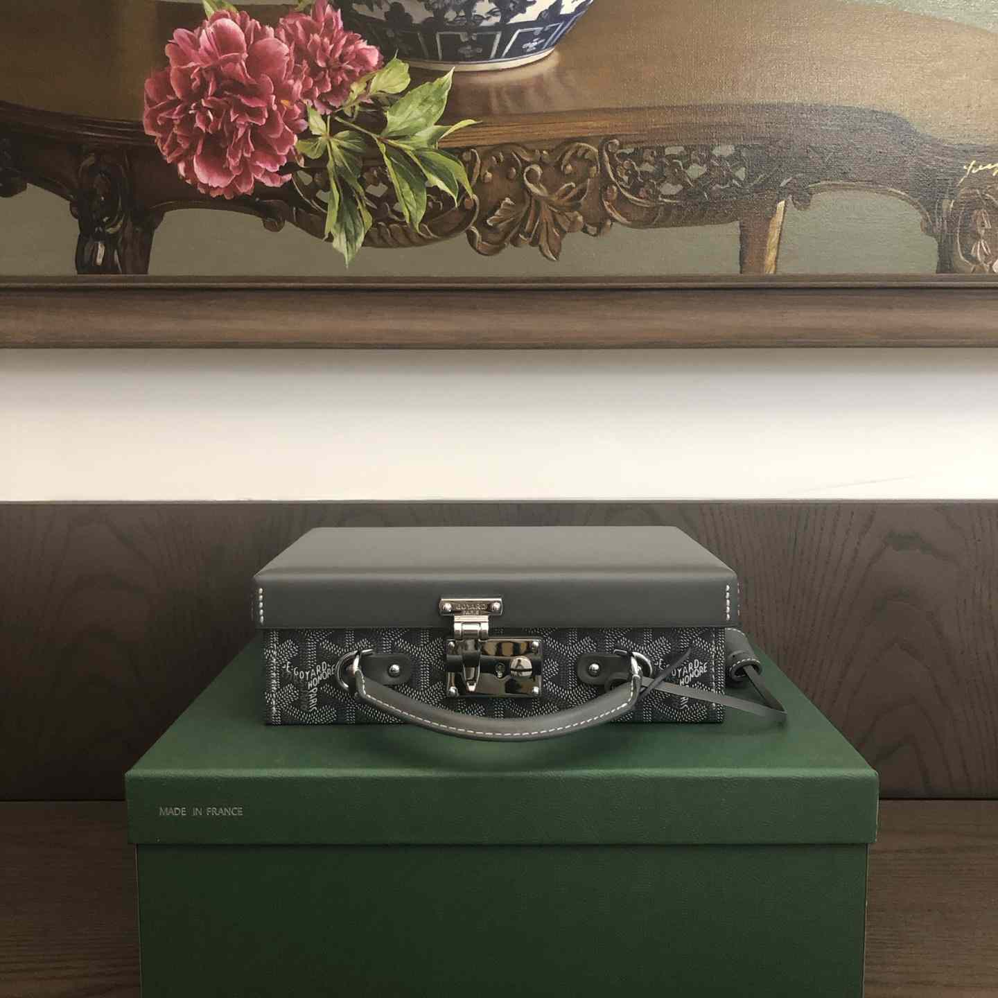 Goyard Goyardine Grand Hotel Trunk Bag    - DopestKickz