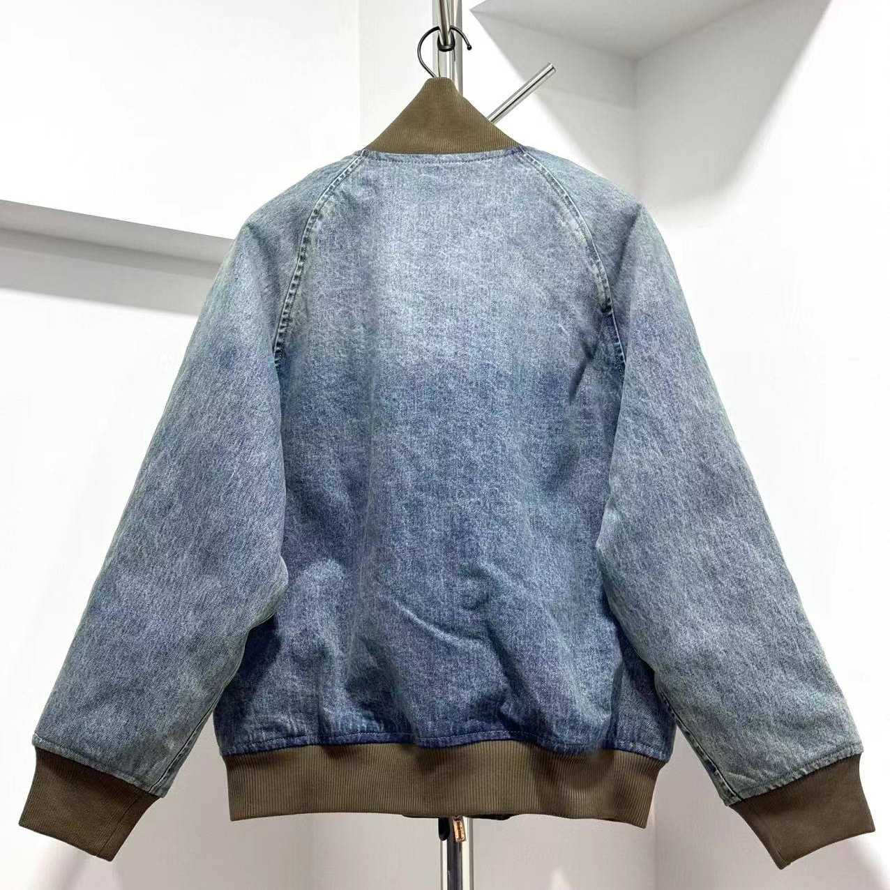 Miu Miu Denim Blouson Jacket - DopestKickz