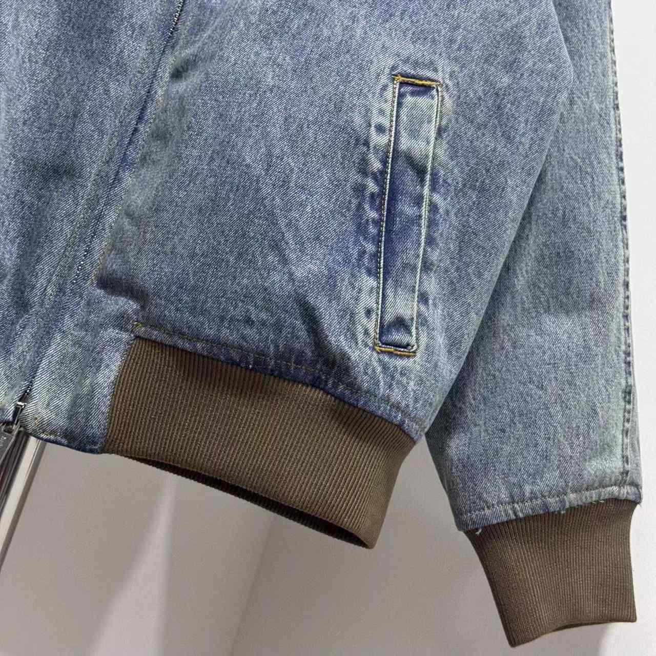 Miu Miu Denim Blouson Jacket - DopestKickz