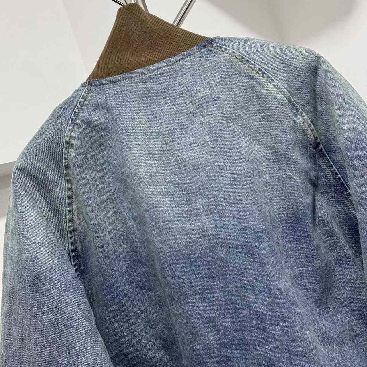 Miu Miu Denim Blouson Jacket - DopestKickz