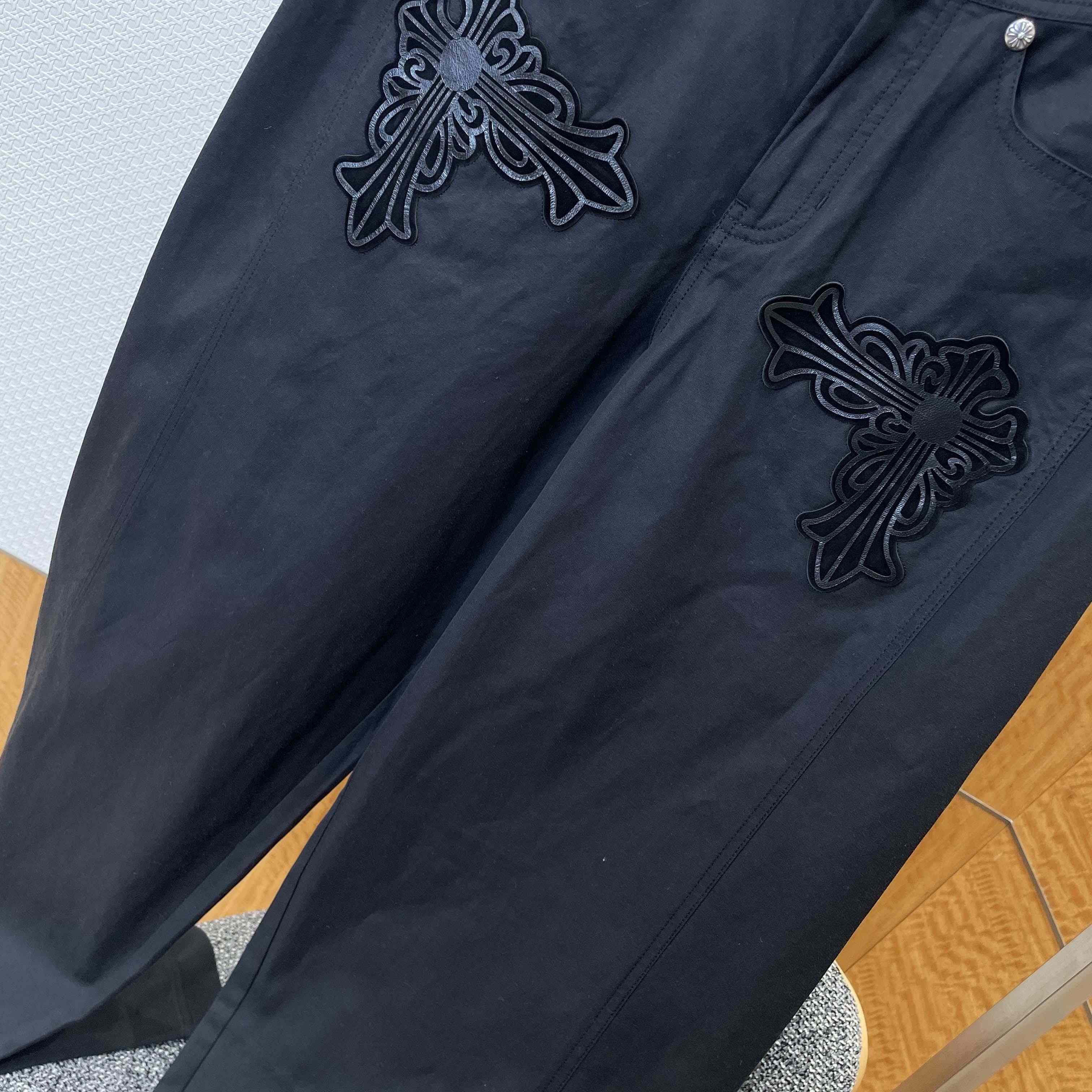 Chrome Heart Wide-leg Jeans - DopestKickz