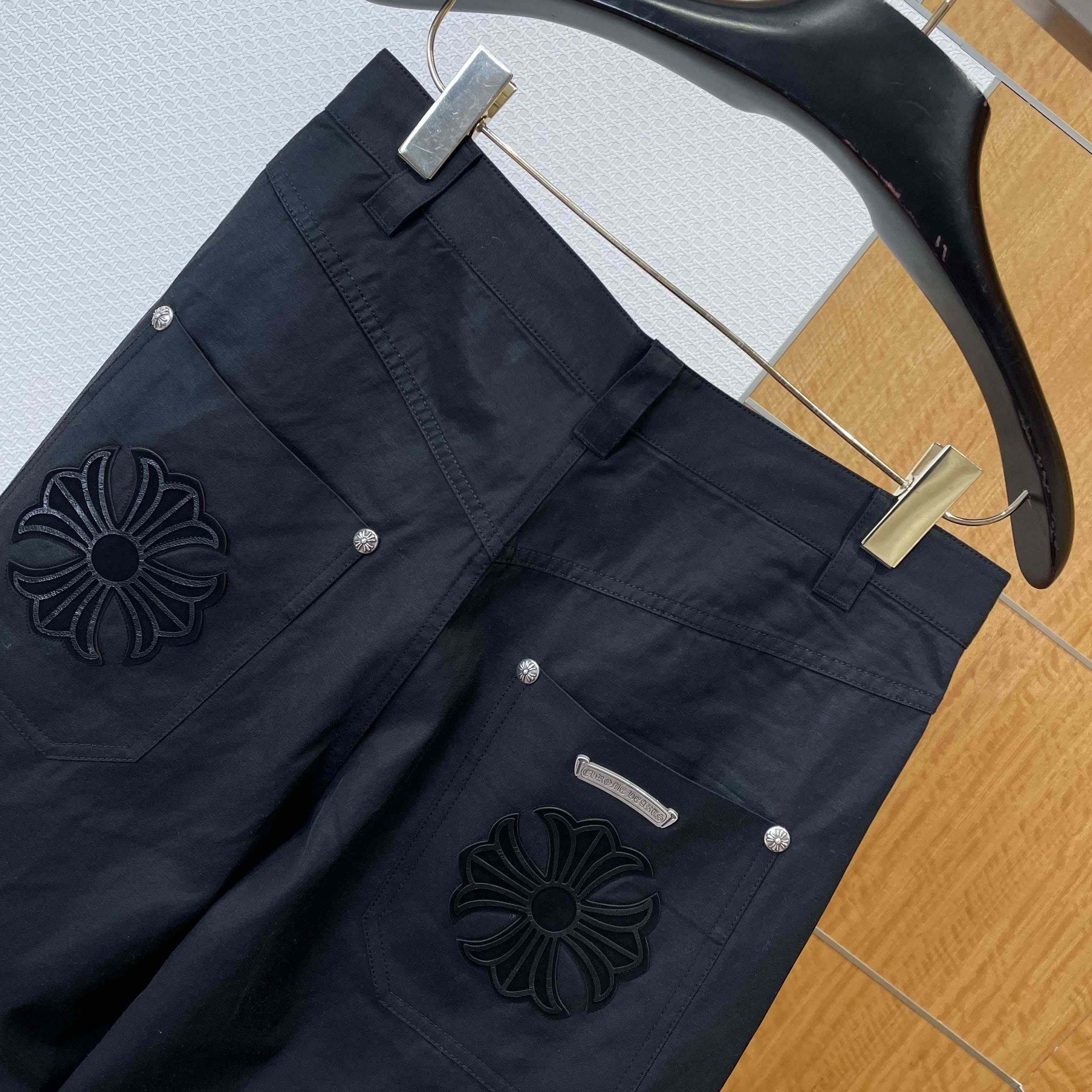 Chrome Heart Wide-leg Jeans - DopestKickz