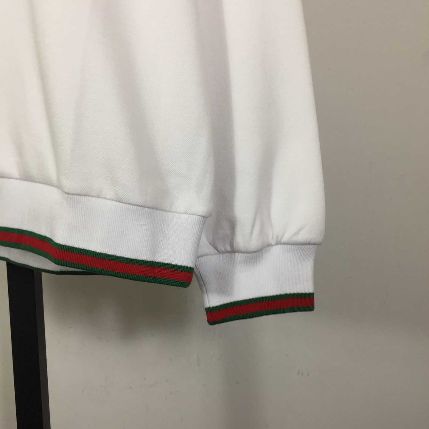 Gucci Cotton Piquet Sweatshirt With Web - DopestKickz