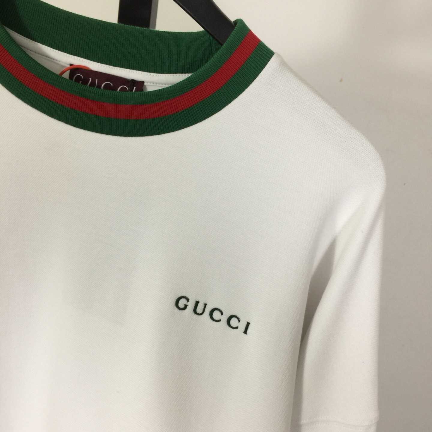Gucci Cotton Piquet Sweatshirt With Web - DopestKickz