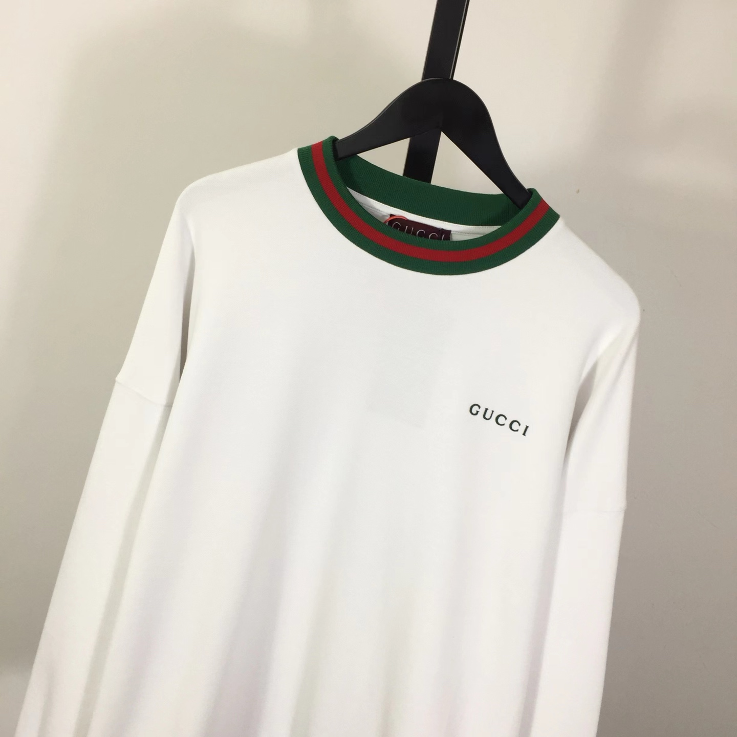Gucci Cotton Piquet Sweatshirt With Web - DopestKickz