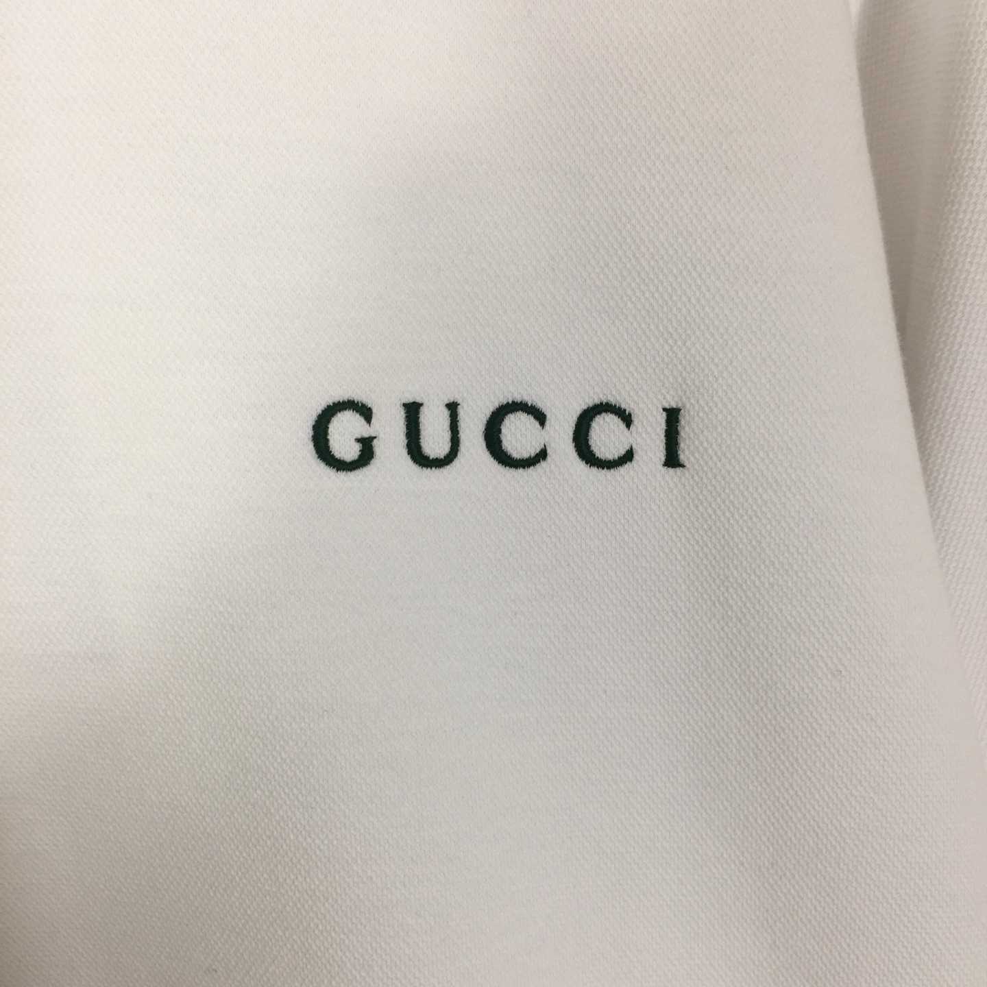 Gucci Cotton Piquet Sweatshirt With Web - DopestKickz