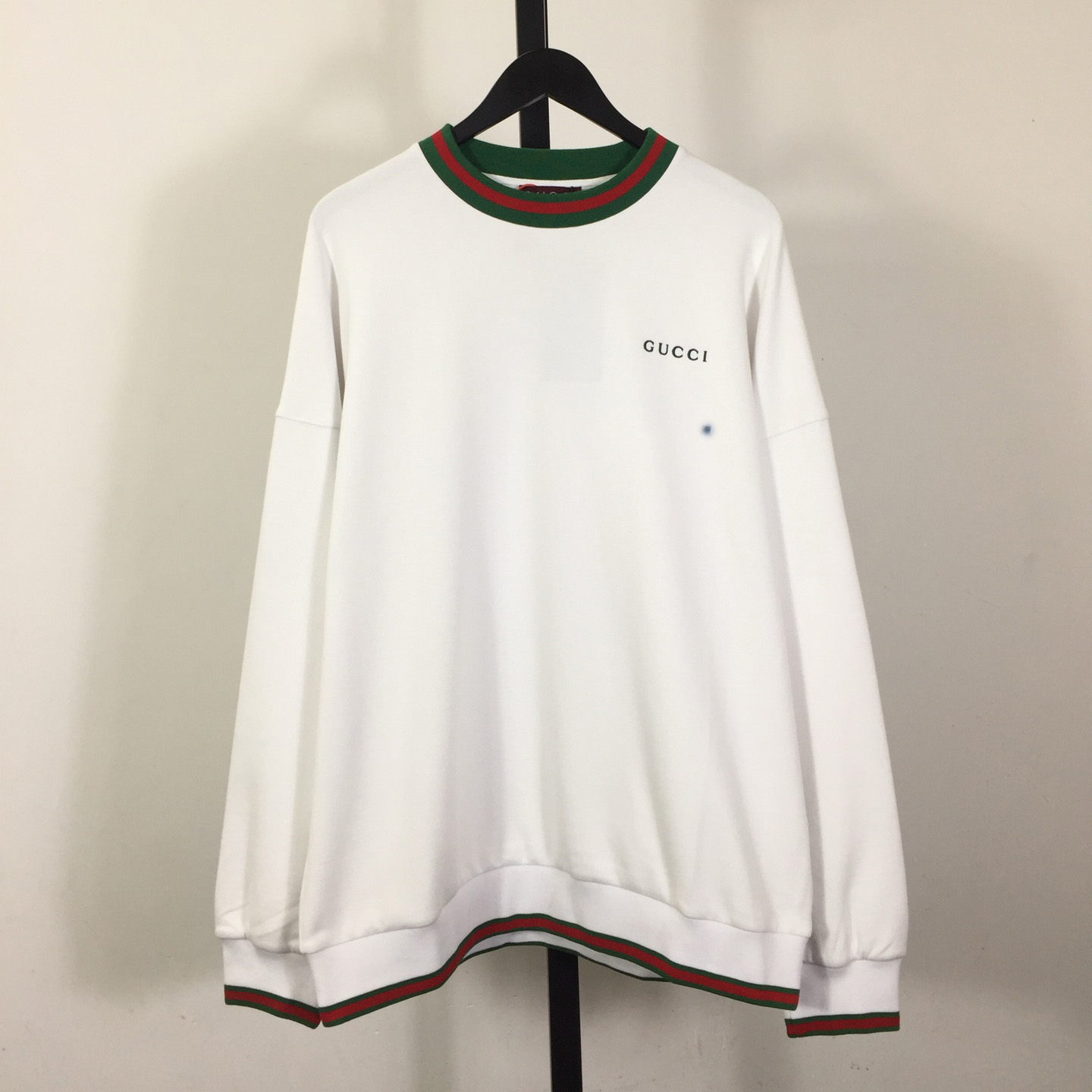 Gucci Cotton Piquet Sweatshirt With Web - DopestKickz