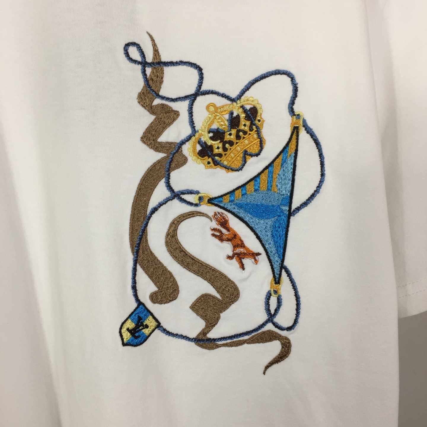 Louis Vuitton Short-Sleeved Crewneck    - DopestKickz