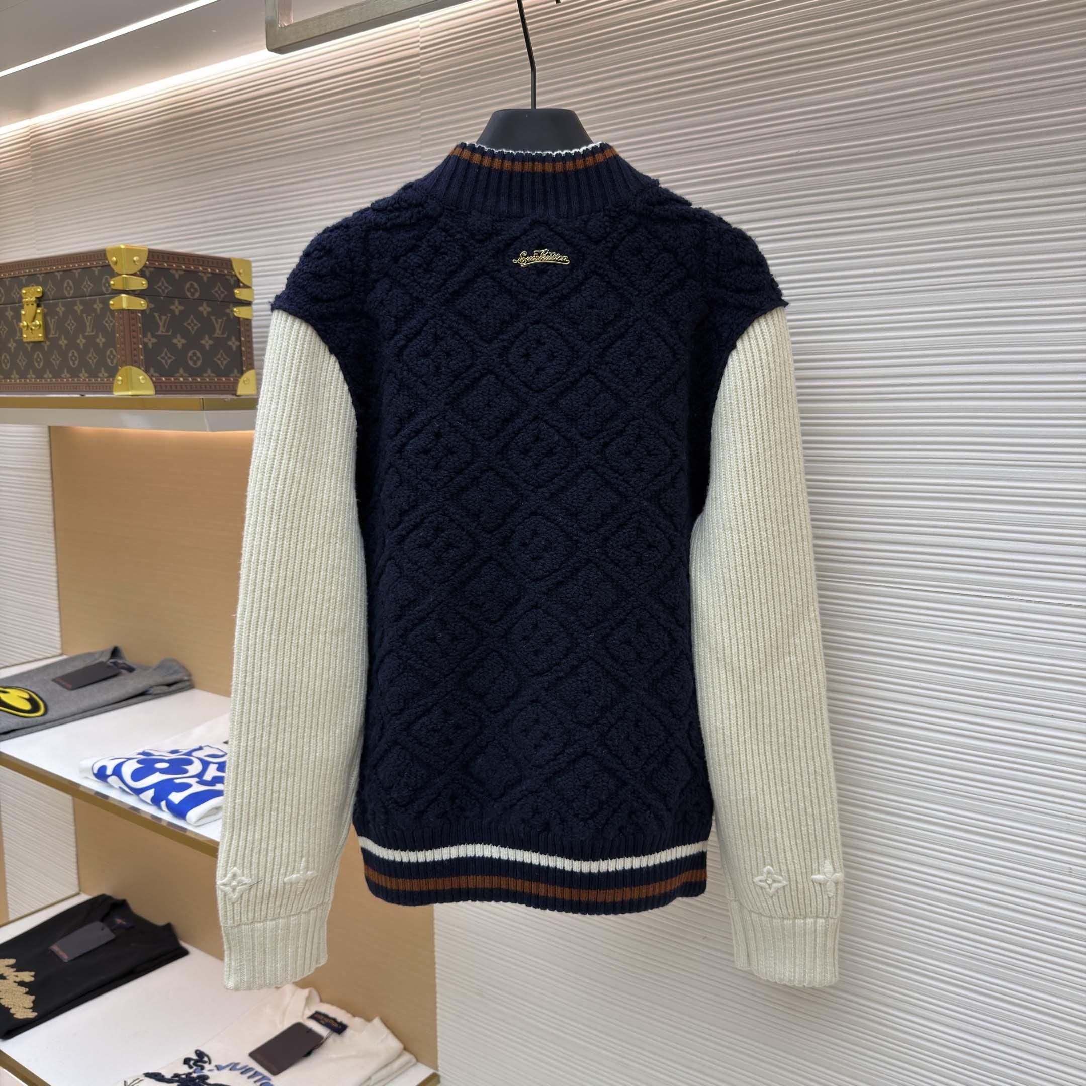 Louis Vuitton Monogram Toweling Varsity Jacket    1AIQFO - DopestKickz