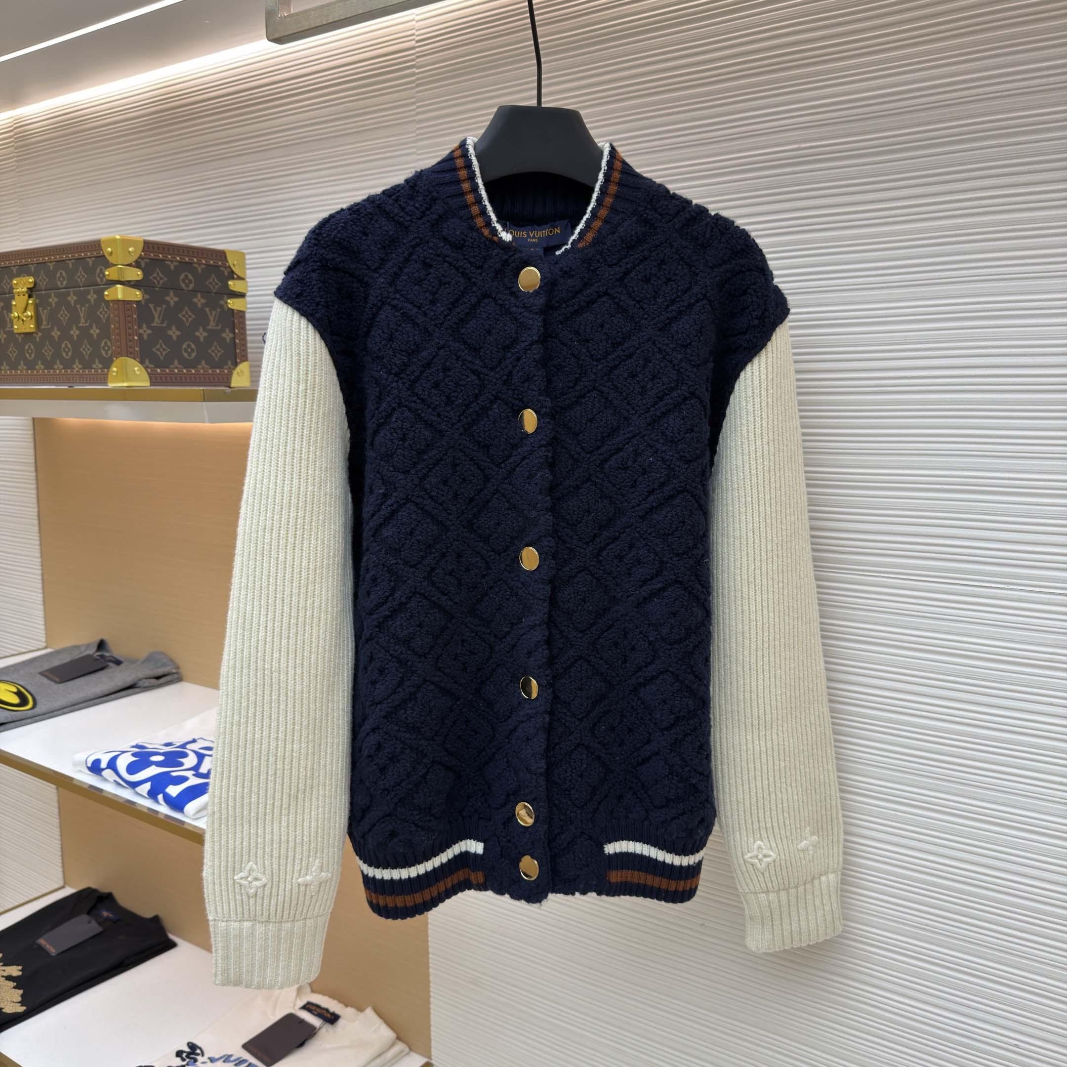Louis Vuitton Monogram Toweling Varsity Jacket    1AIQFO - DopestKickz