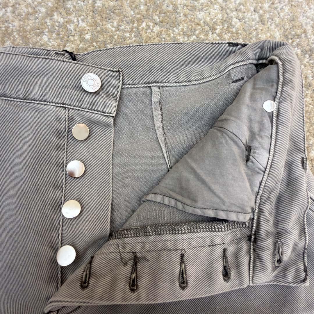 Dior Cannage Carpenter Jeans Gray Cotton Twill - DopestKickz
