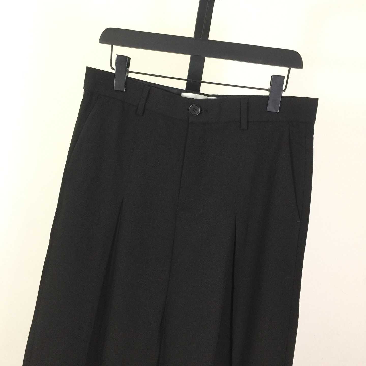 Loewe Low Crotch Trousers In Cotton Black - DopestKickz