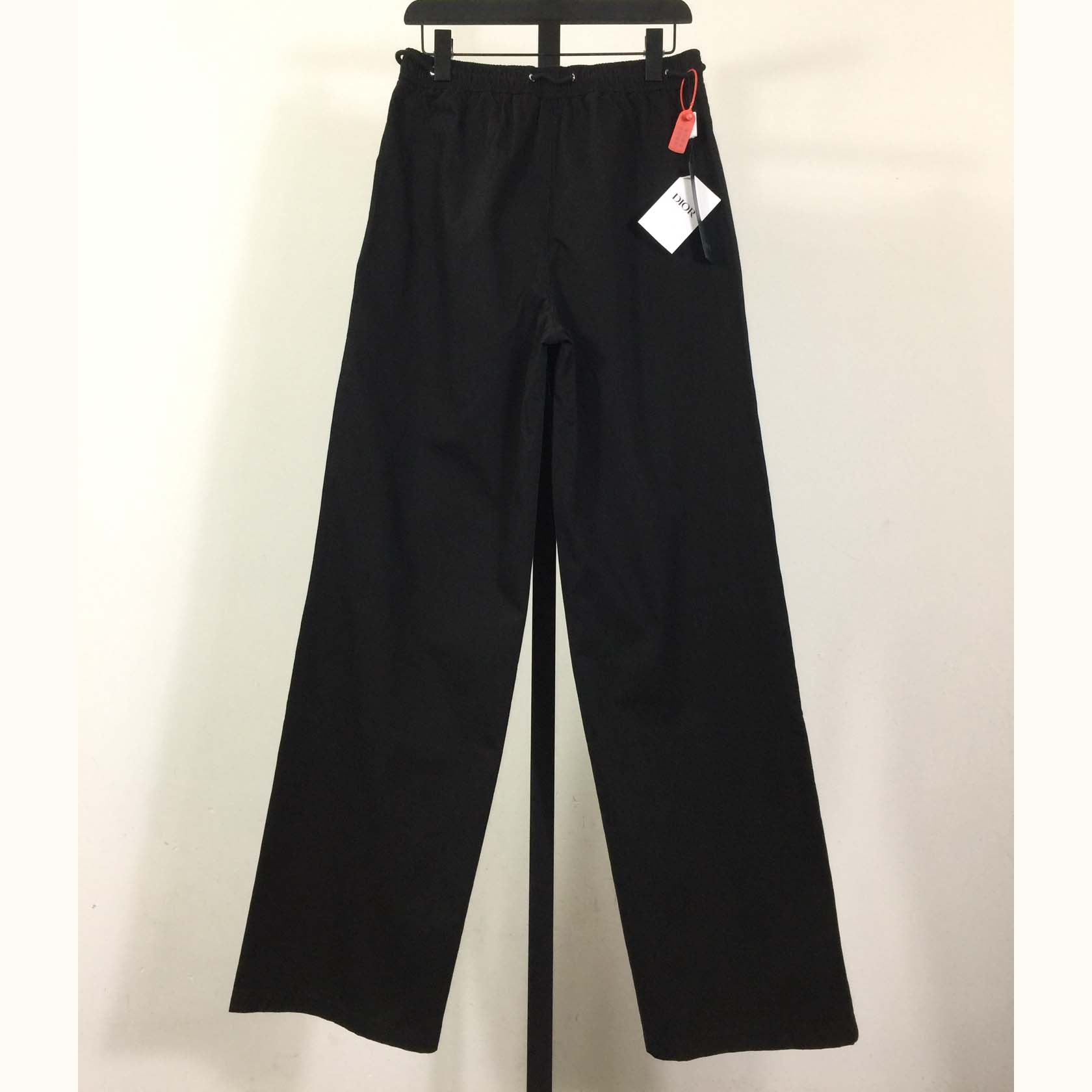 Dior Mountain Track Pants Black Blended Cotton Twill  - DopestKickz